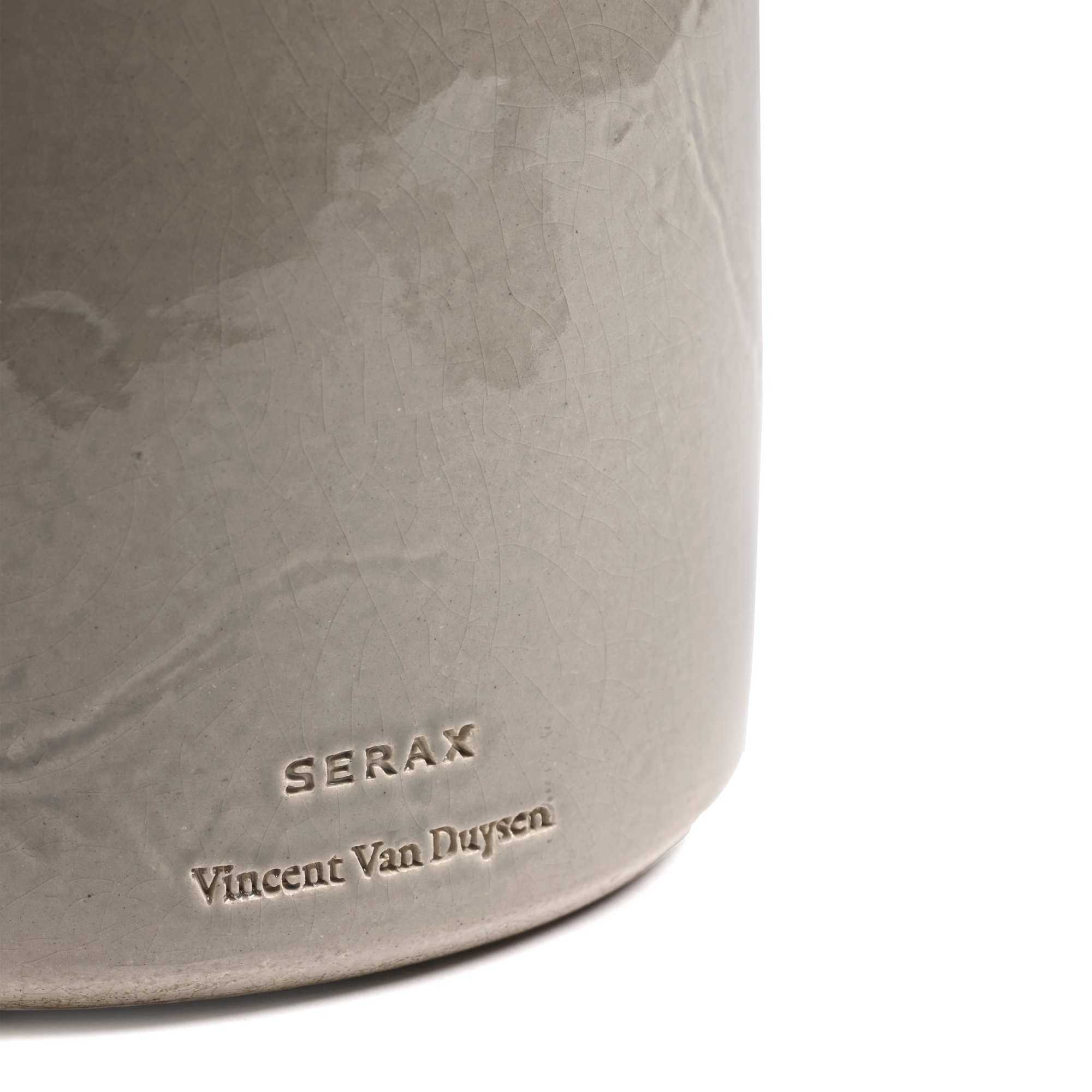 Bloempot Vaso 06 grey H29