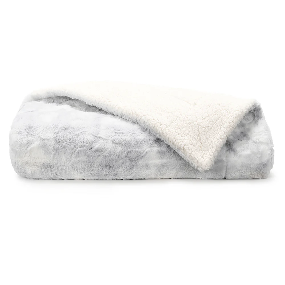 Faux Fur Tie Dye Throw Blanket (Sale)
