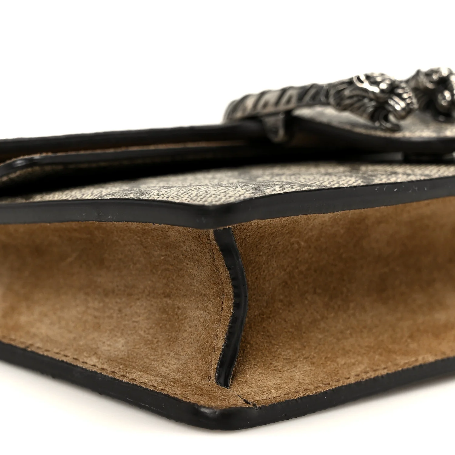 GG Supreme Monogram Super Mini Dionysus Shoulder Bag Taupe - Top Club