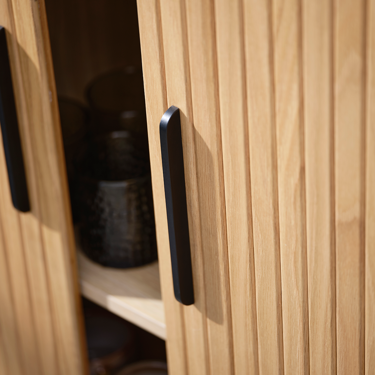 Houten tv meubel Lenn Naturel eiken