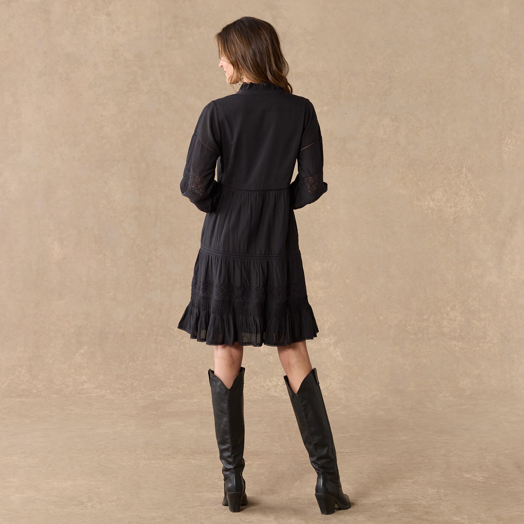 Bromlee Ruffle Dress, Petite - Sundance Living
