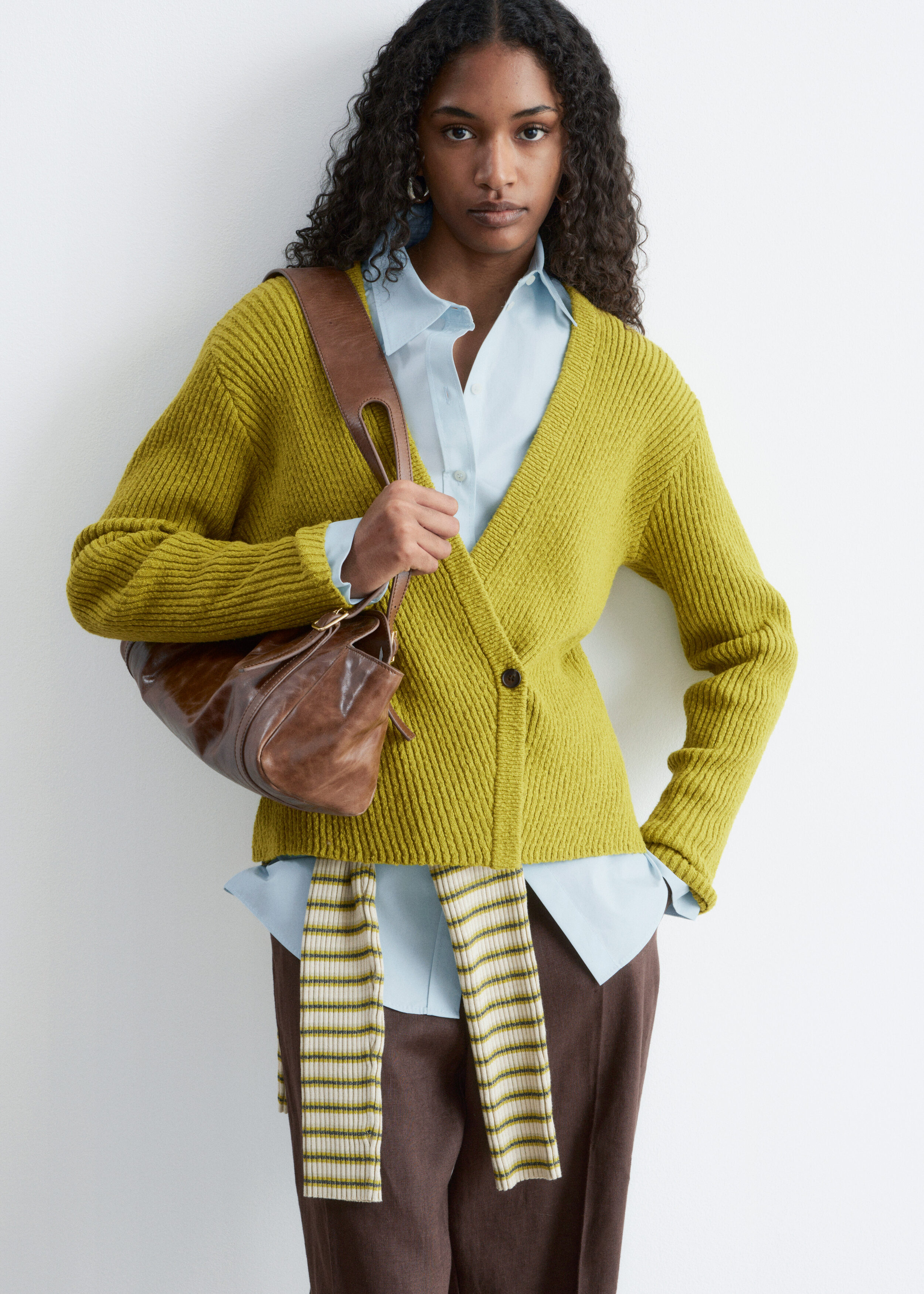 & Other Stories RIBBED CARDIGAN