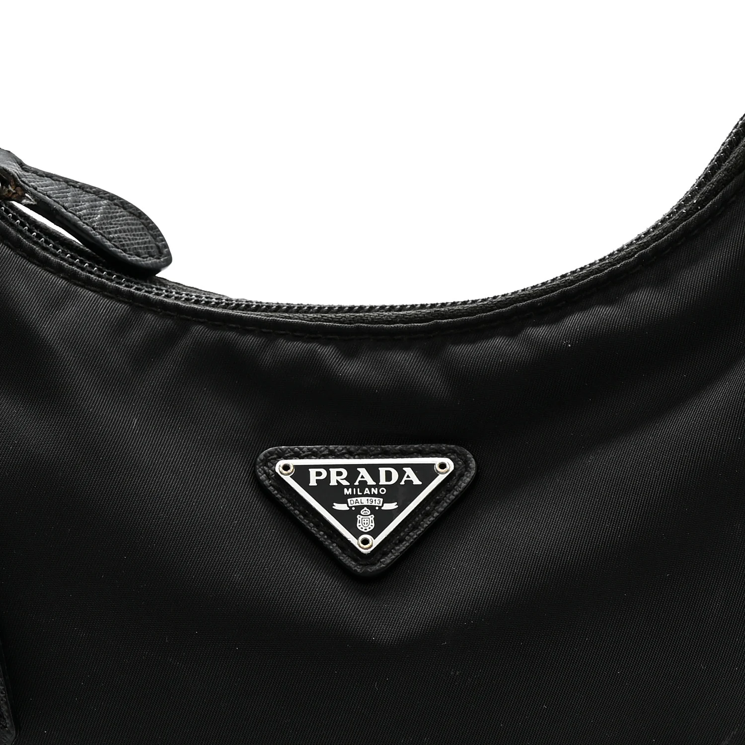 Tessuto Nylon Mini Re-Edition 2000 Bag Black - Top Club