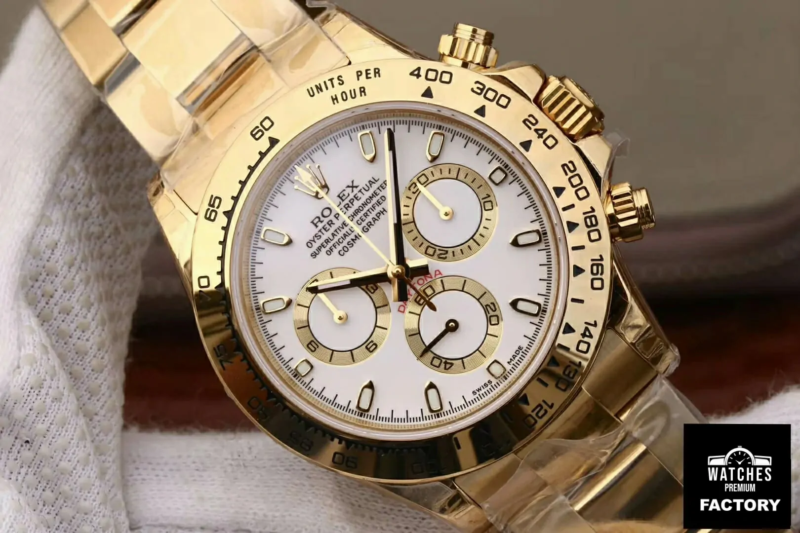 Rolex Daytona Cosmograph M116508-0001 JH Factory Gold Case