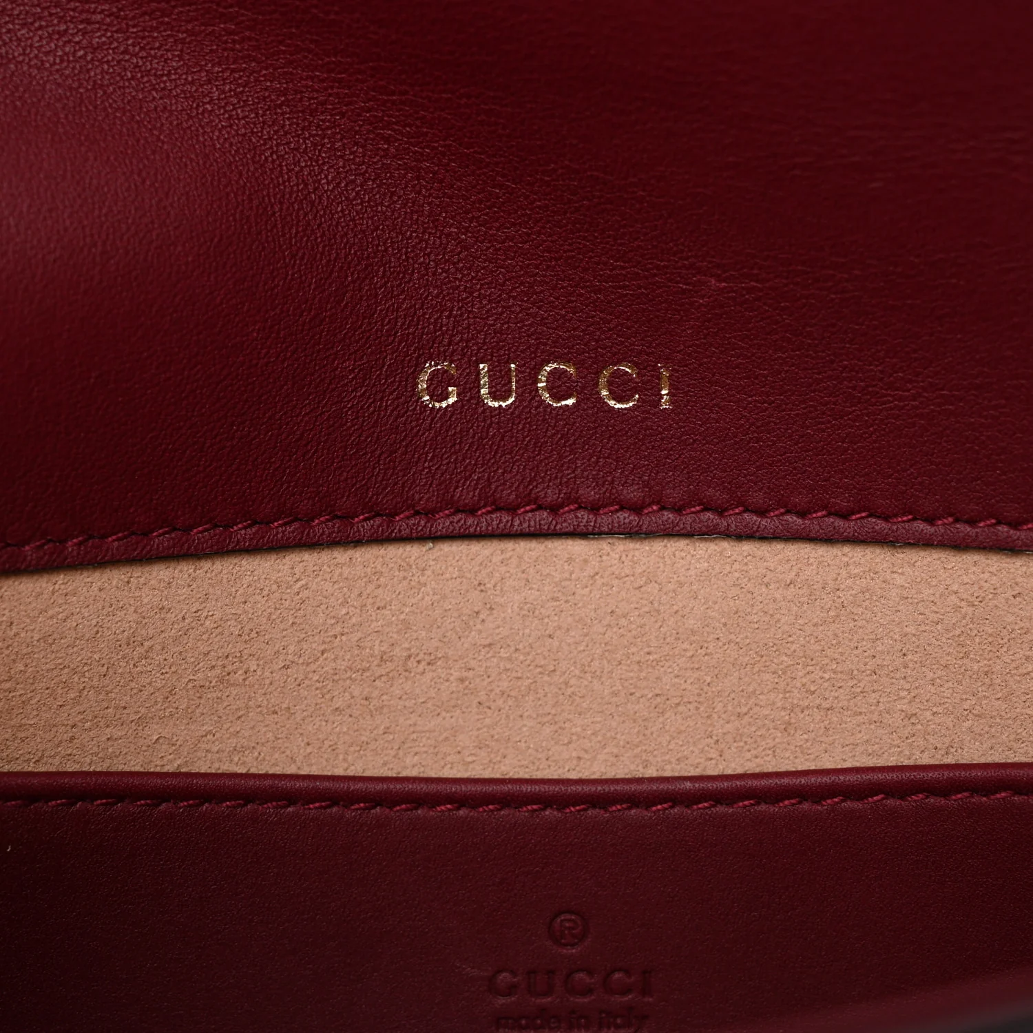 GG Supreme Monogram Azalea Calfskin Horsebit 1955 Mini Bag Beige Ebony Rosso Ancora - Top Club