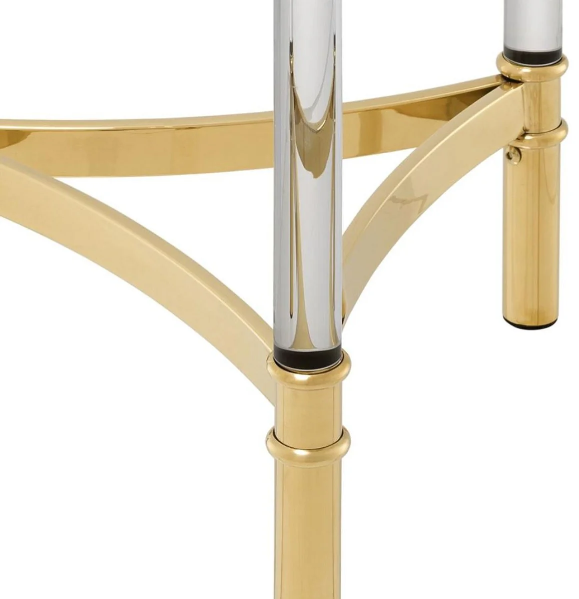 Side table / flower table gold Ø 41 x H. 90.5 cm - luxury quality