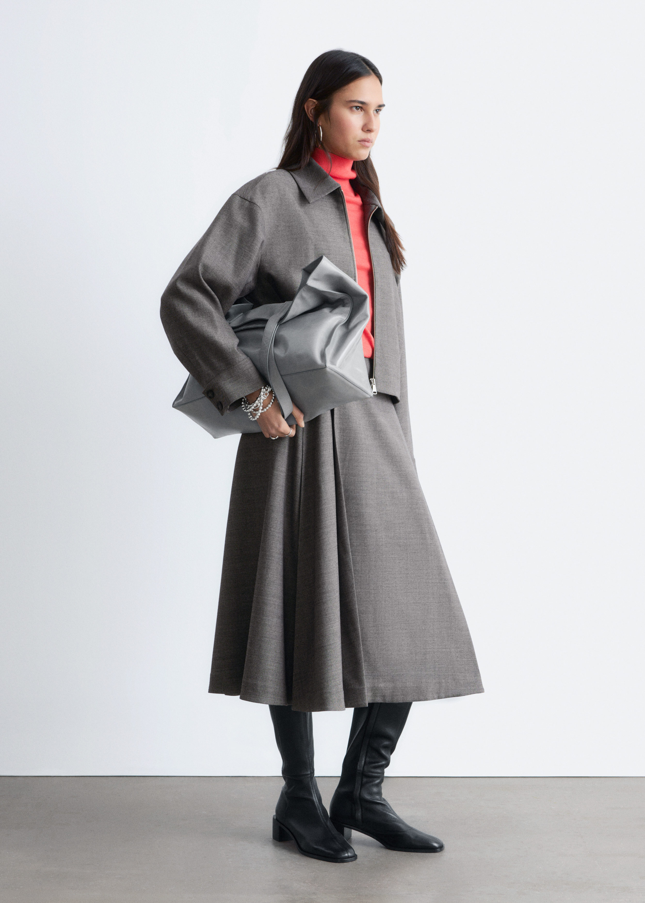 & Other Stories SHORT WOOL JACKET