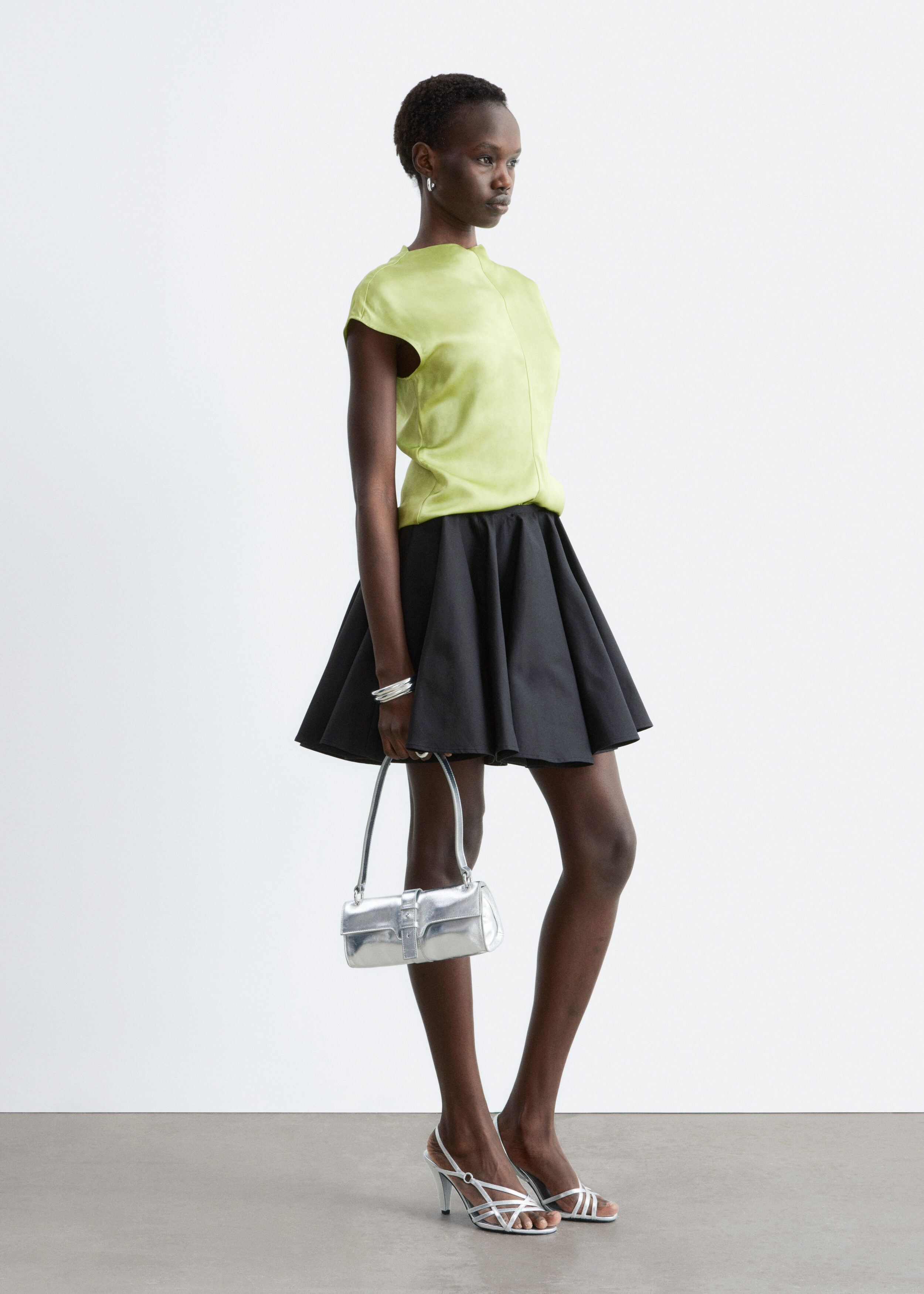 & Other Stories TEXTURED VISCOSE SLEEVELESS TOP