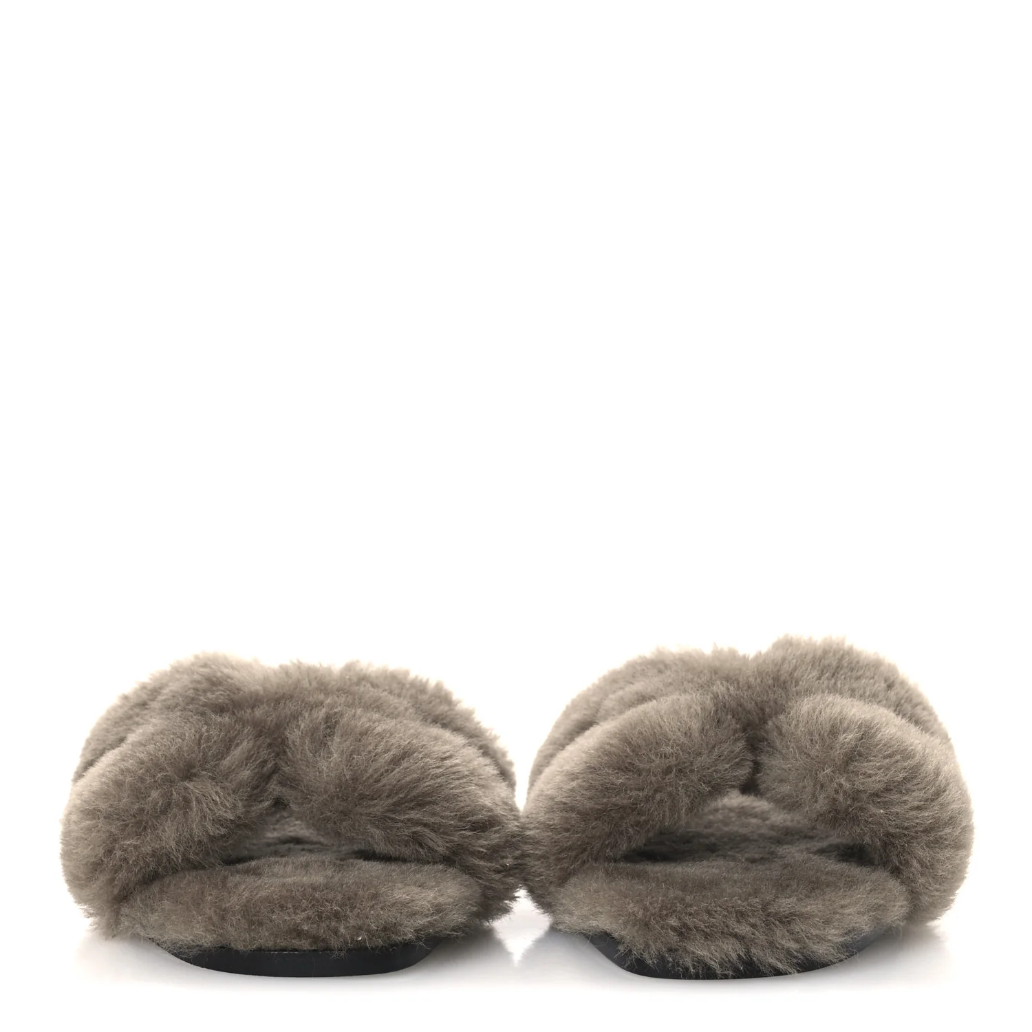 Woolskin Oran Sandals 38.5 Etoupe - Top Club