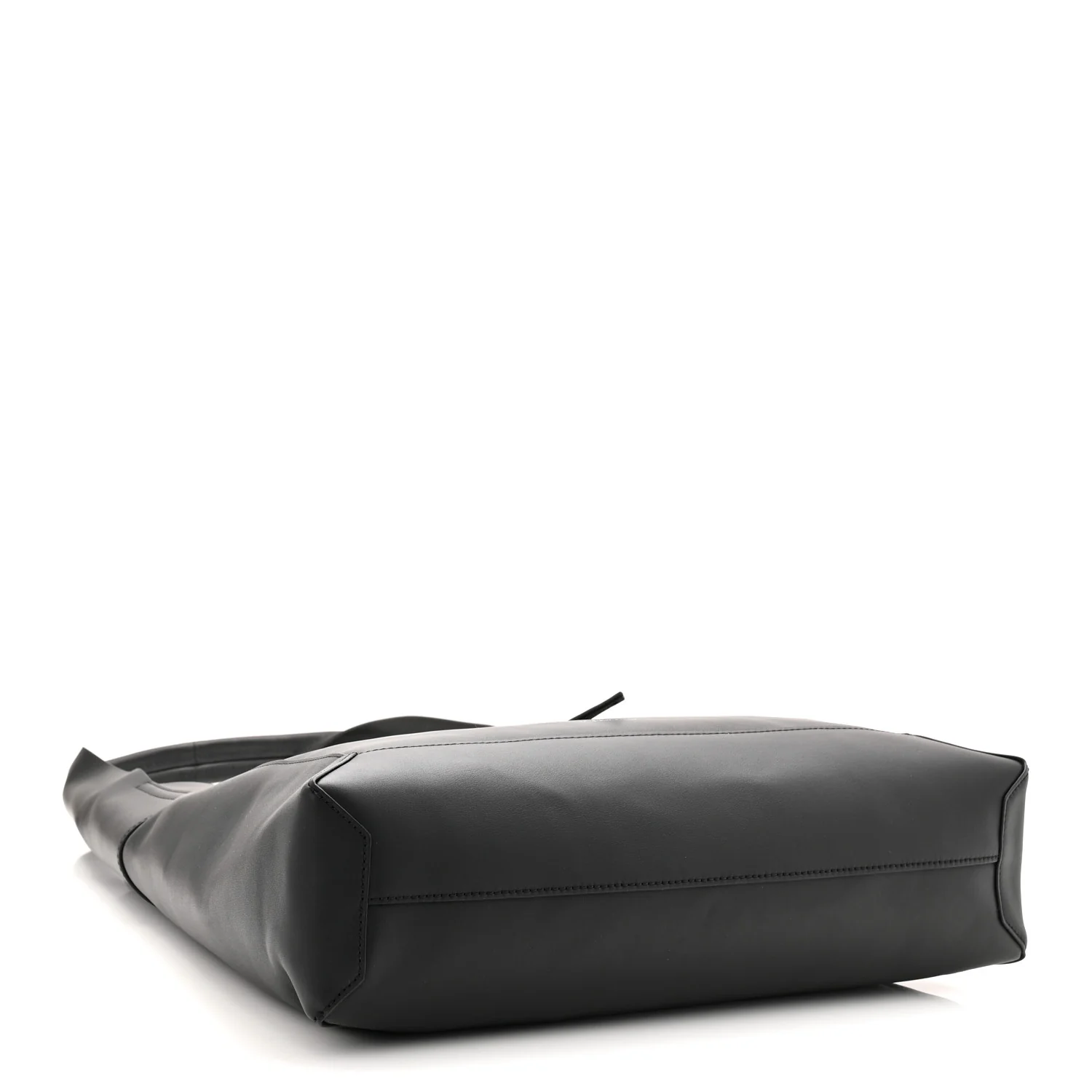 Calfskin Go Large Shoulder Bag Black - Top Club