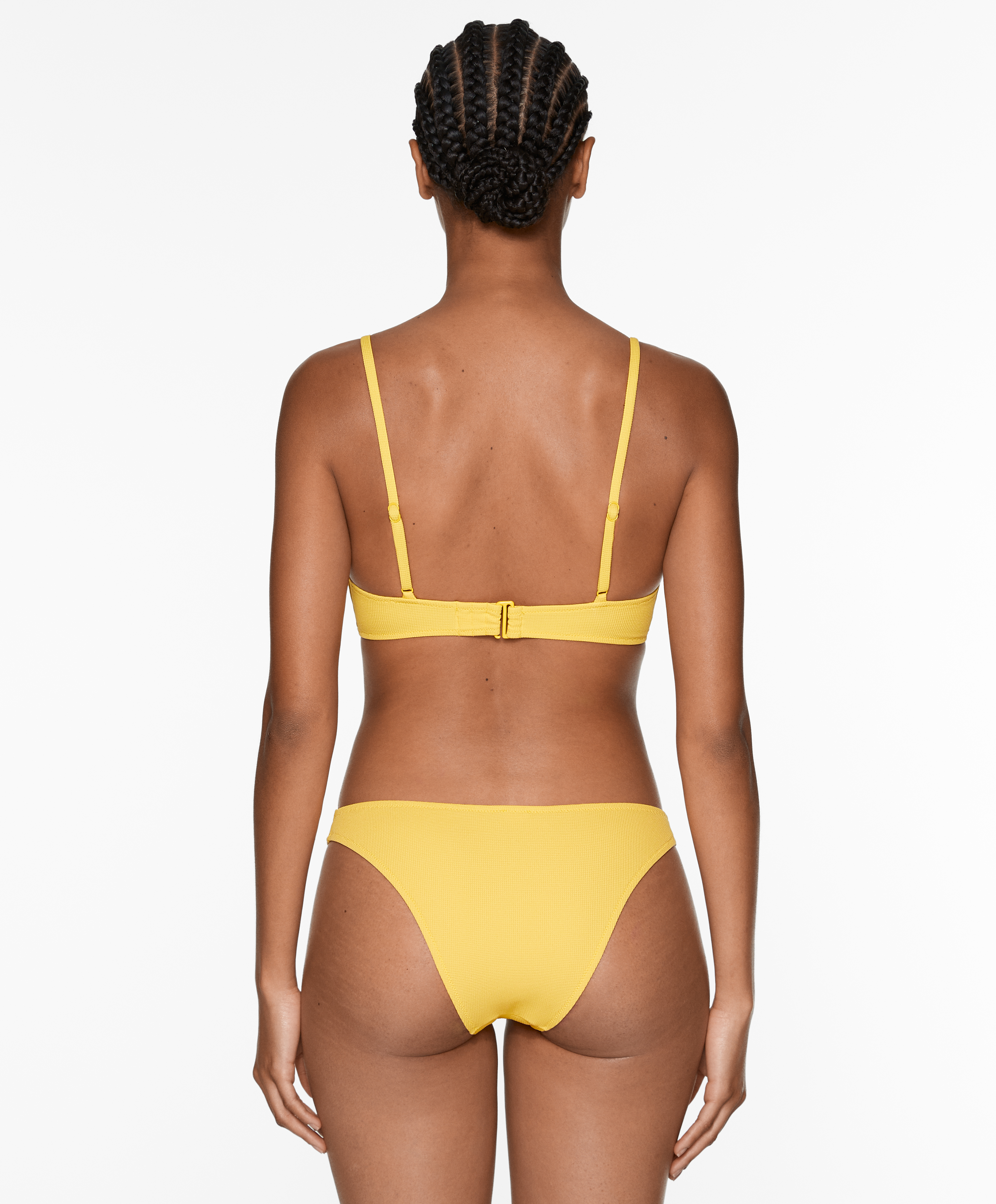 OYSHO U-cut piqué medium-coverage bikini briefs