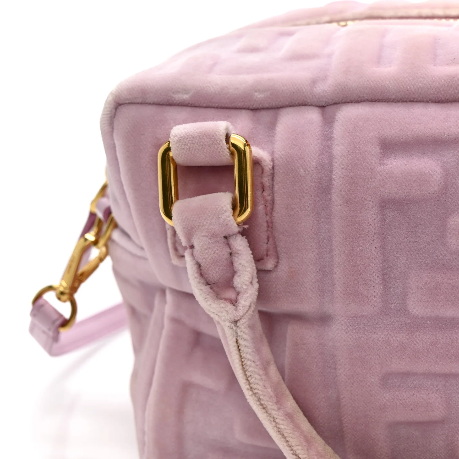 Velvet FF Embossed Mini Boston Box Rose Confetto - Top Club