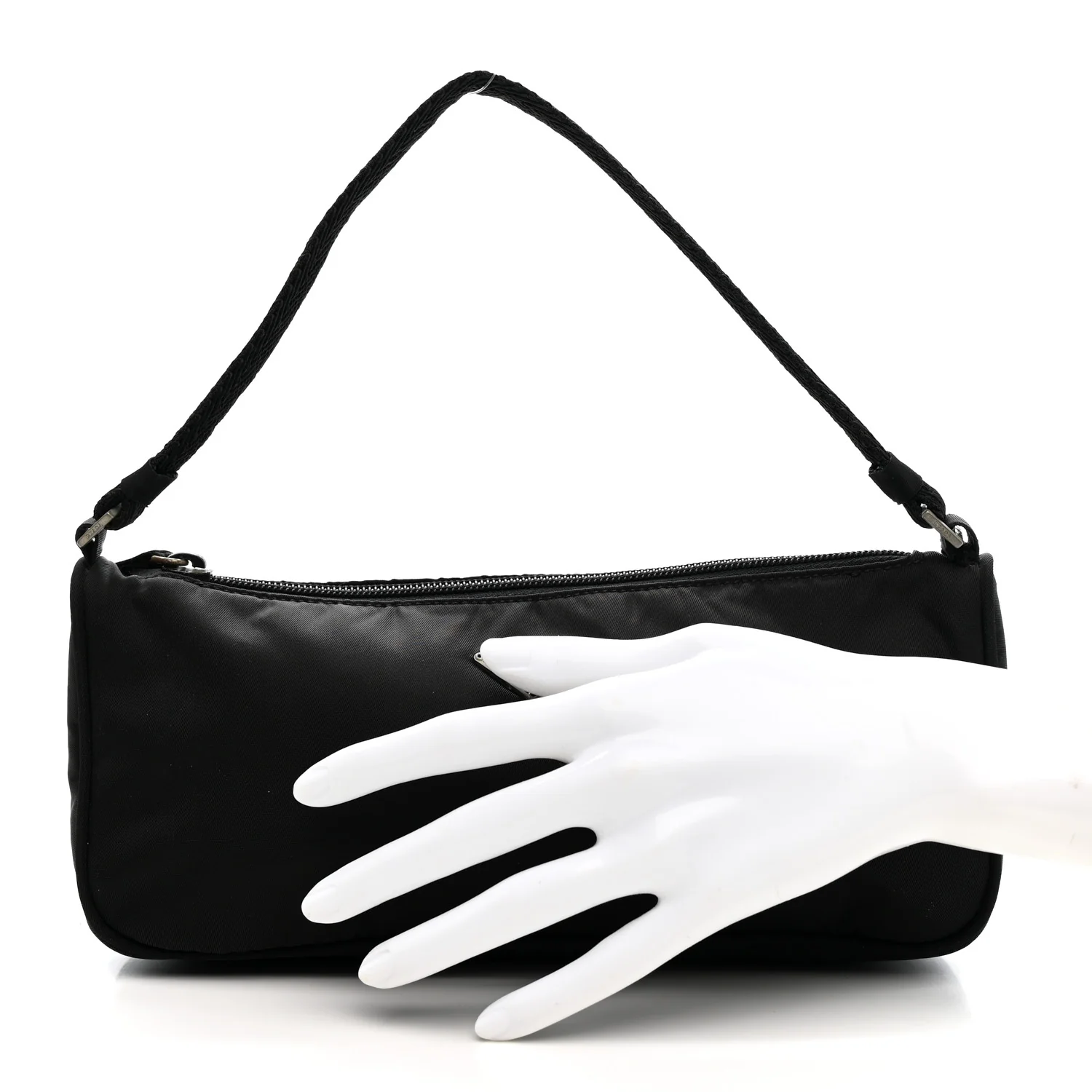 Tessuto Nylon Pochette Bag Black - Top Club