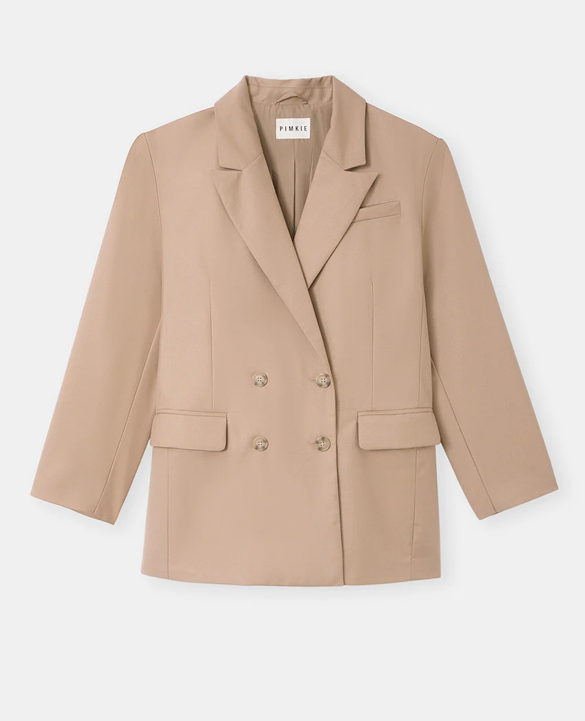 Pimkie Veste blazer oversize avec double boutonnage