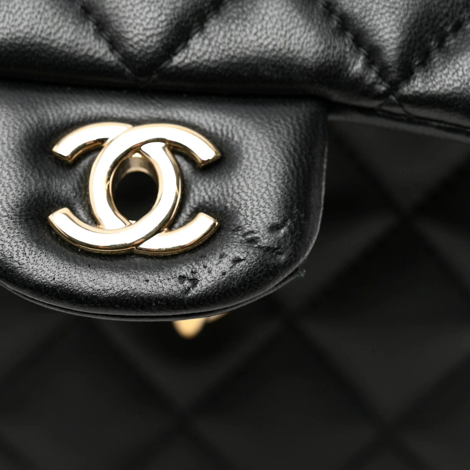 Lambskin Quilted Small My Precious Flap Black - Top Club