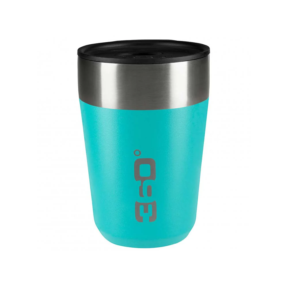 360 Grad Travel Mug Becher Regular Turquoise Blue - Thermos Glass