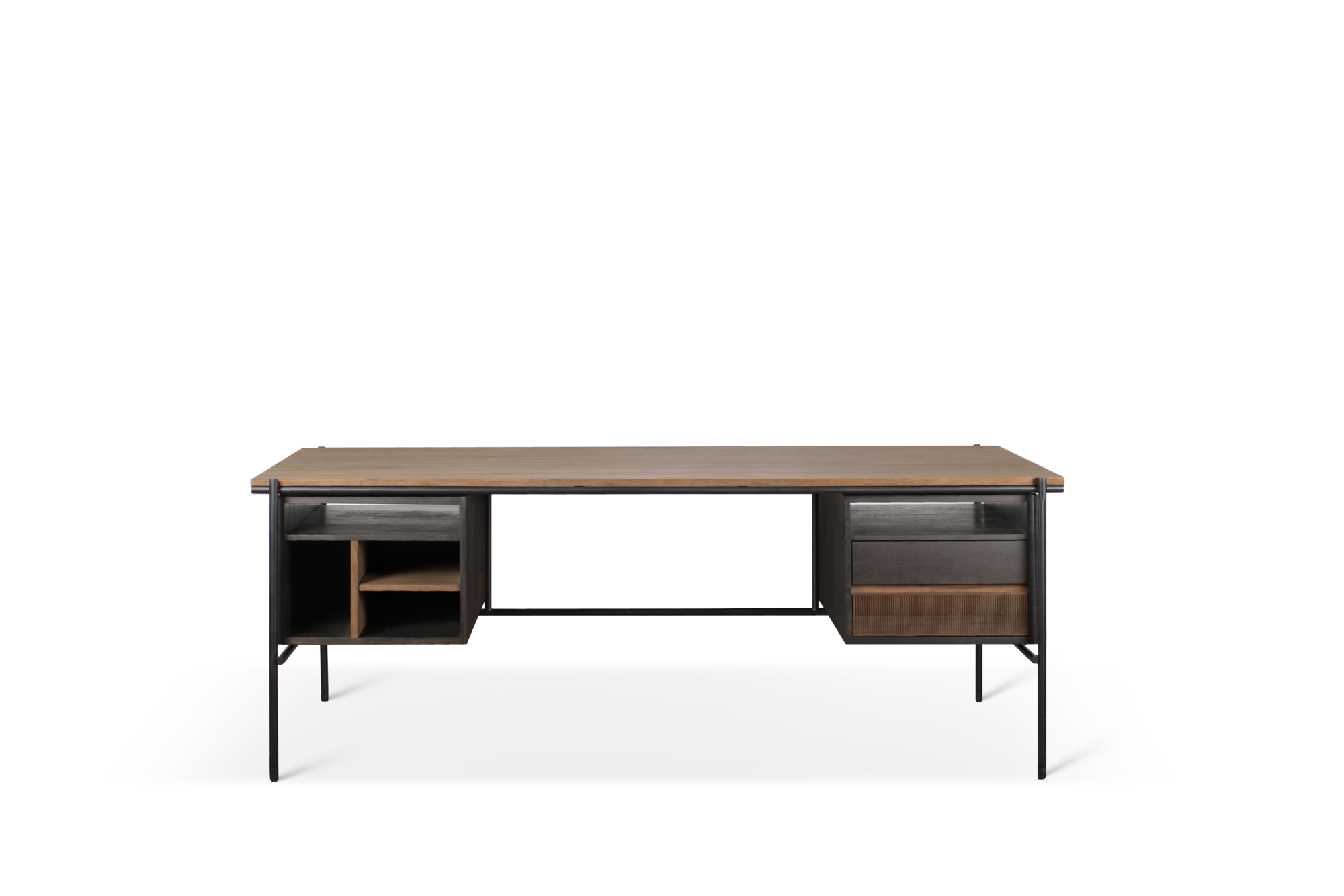 Ethnicraft - Teak Oscar bureau met laden