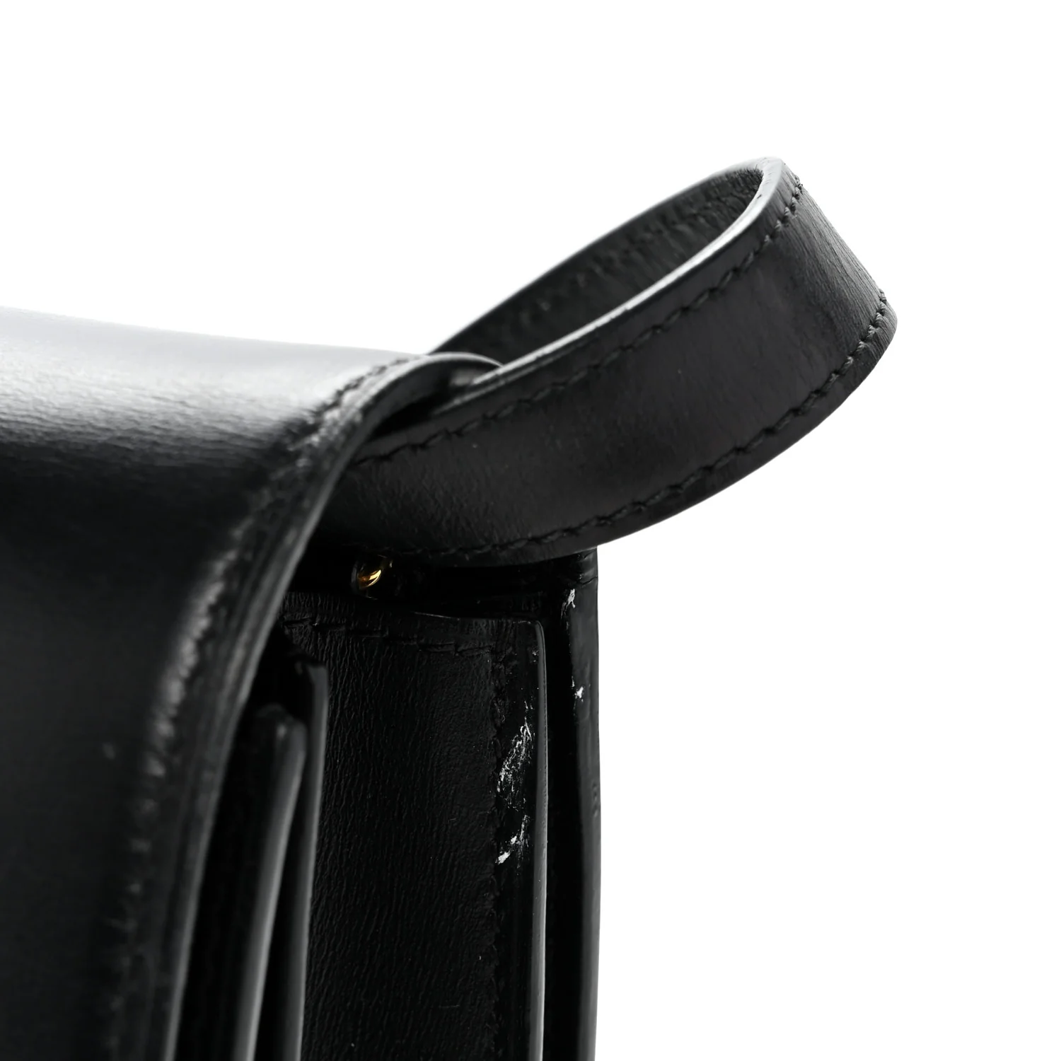 Box Calfskin Medium Classic Box Flap Bag Black - Top Club