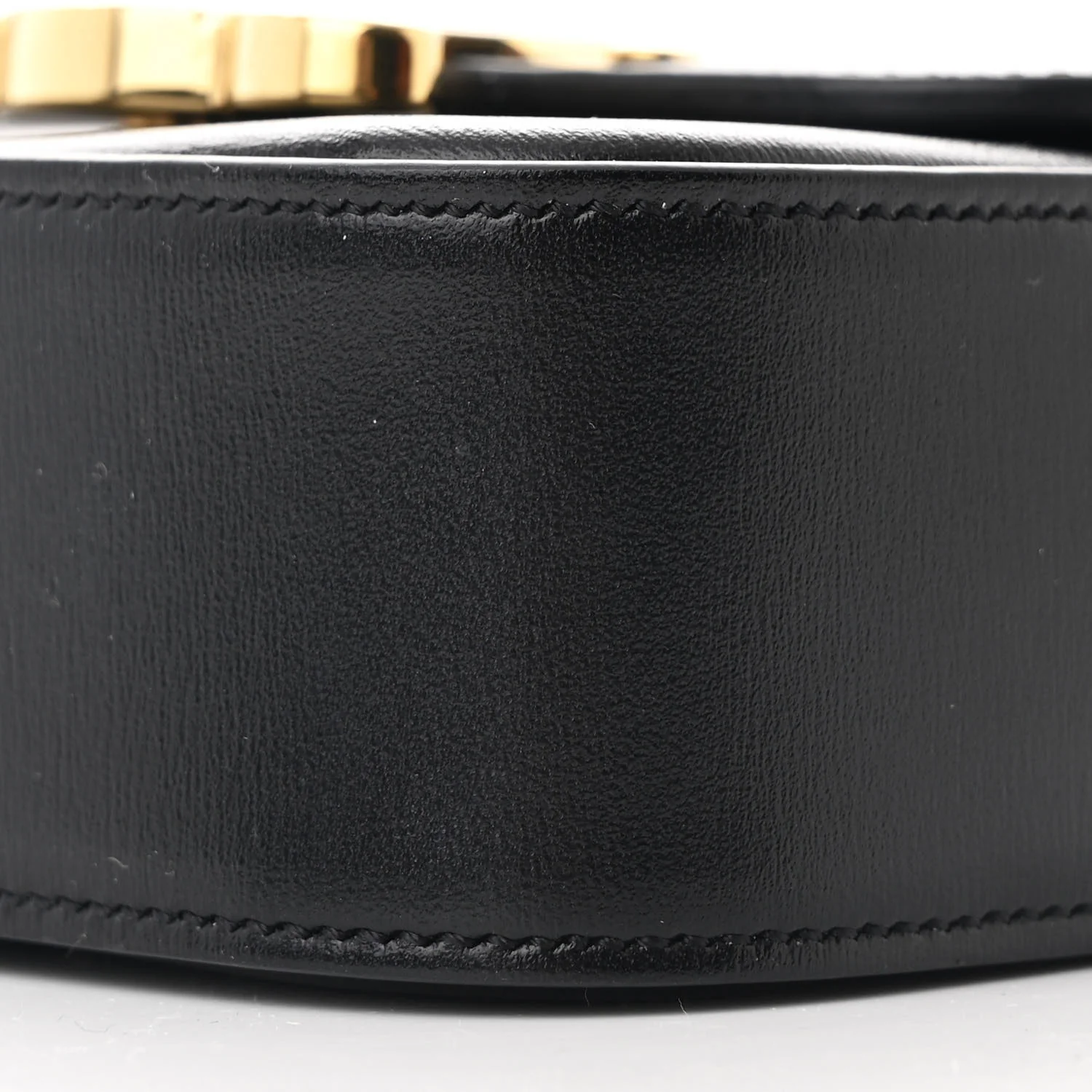 Shiny Calfskin Mini Triomphe Black - Top Club