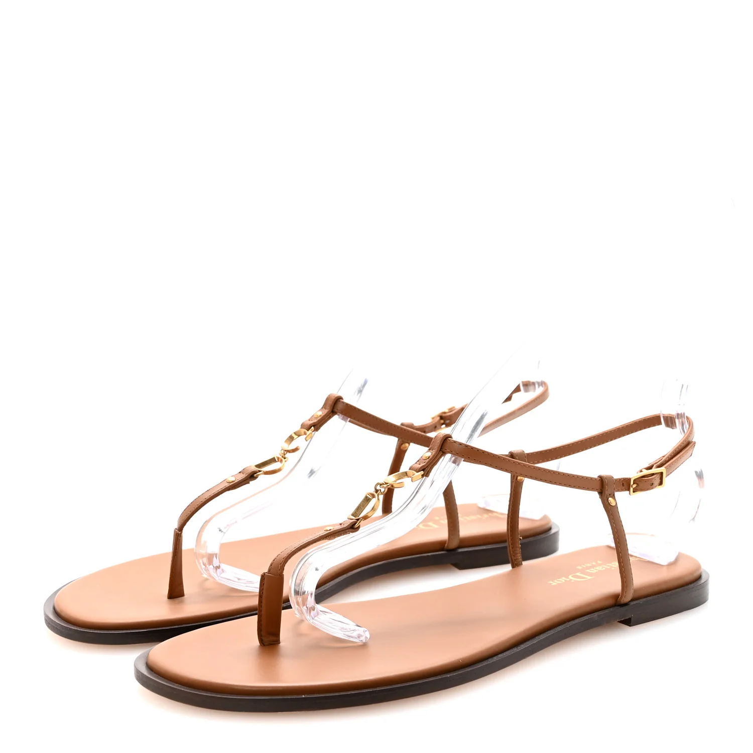 Calfskin C'est Dior Sandals 39 Cuir - Top Club