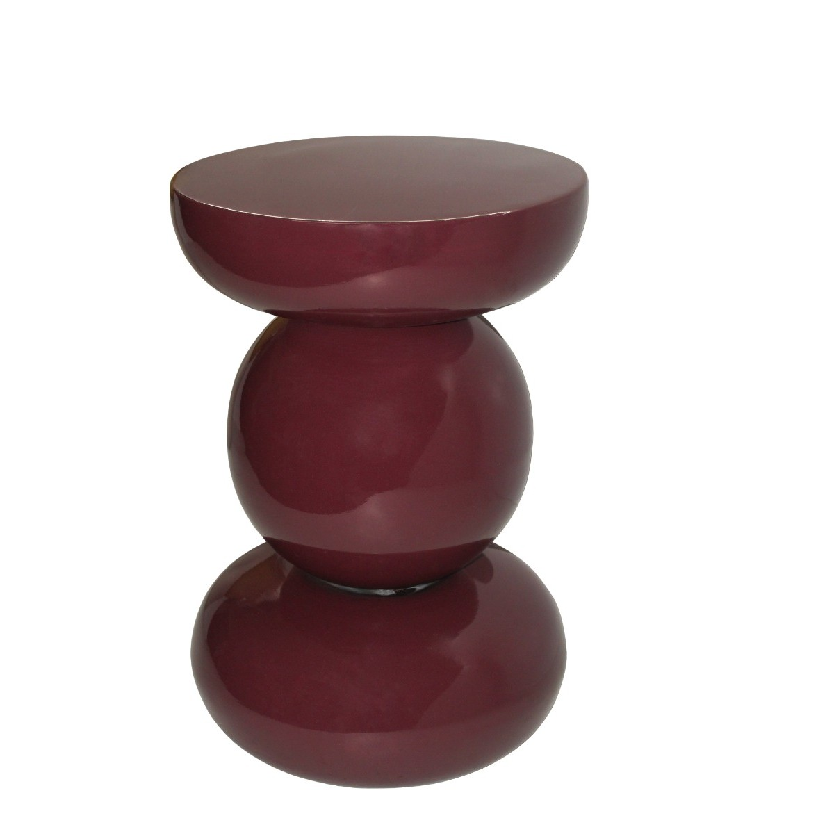Bijzettafel Daro maroon