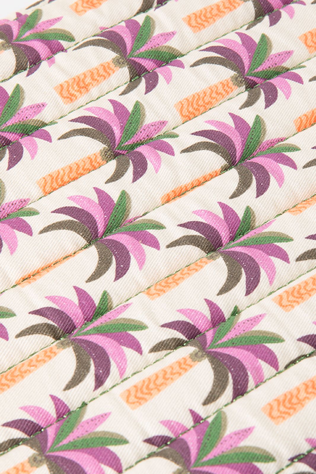 Multicolour laptophoes met palmboomprint