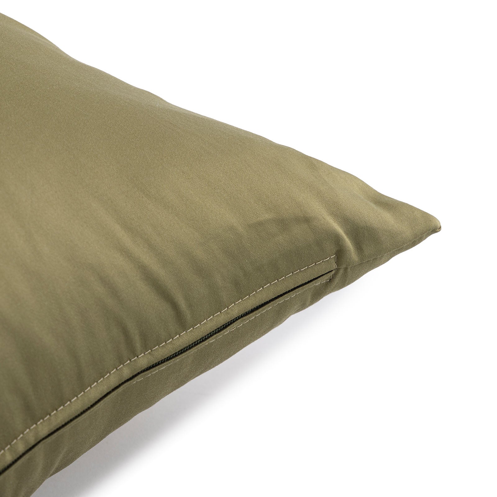 Cuscino Arredo In Raso Di Cotone Raso Cm. 50X50 Green Caleffi