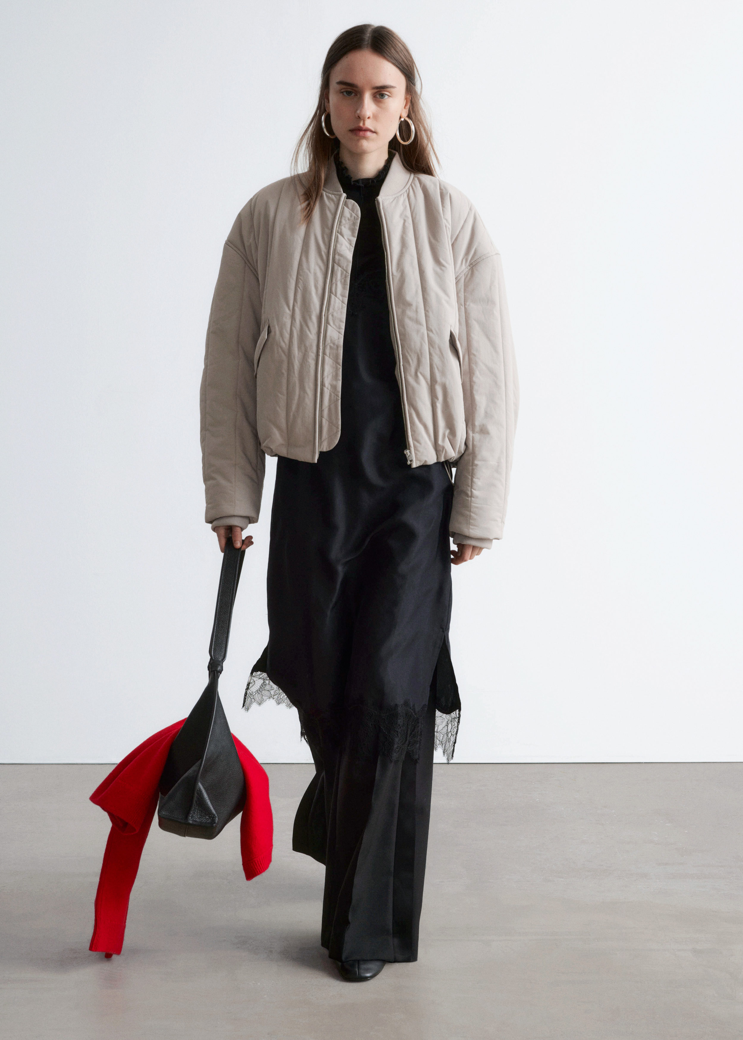 & Other Stories OVERSIZED BOMBER JACKET