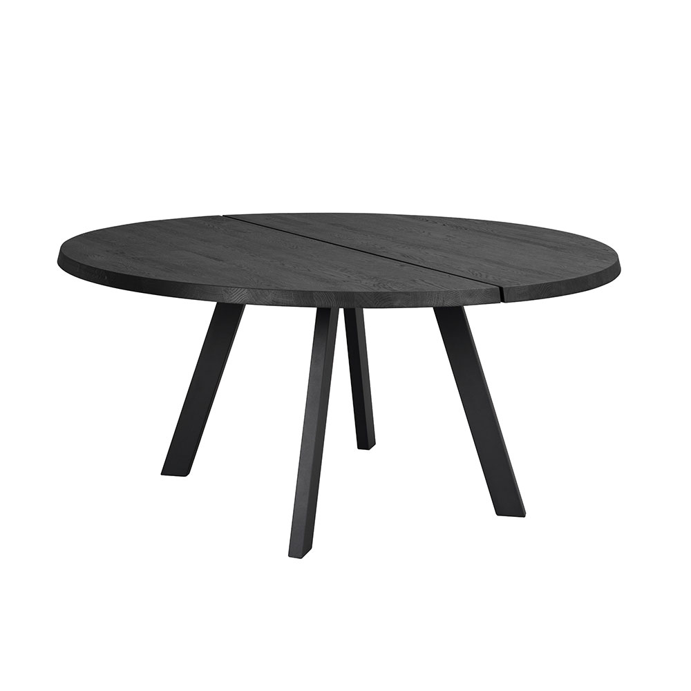 Eettafel Fred rond zwart Zwart