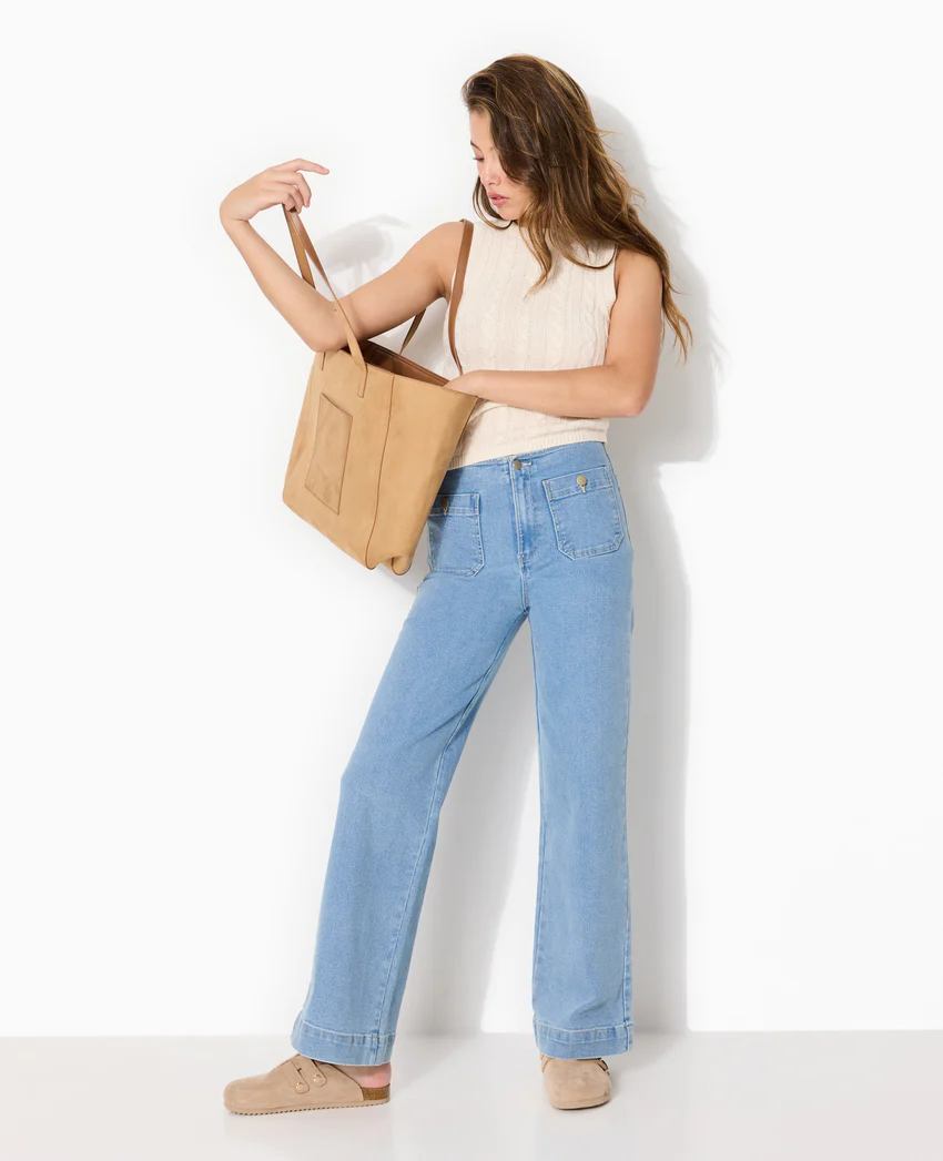Pimkie Jean wide taille haute avec poches devant