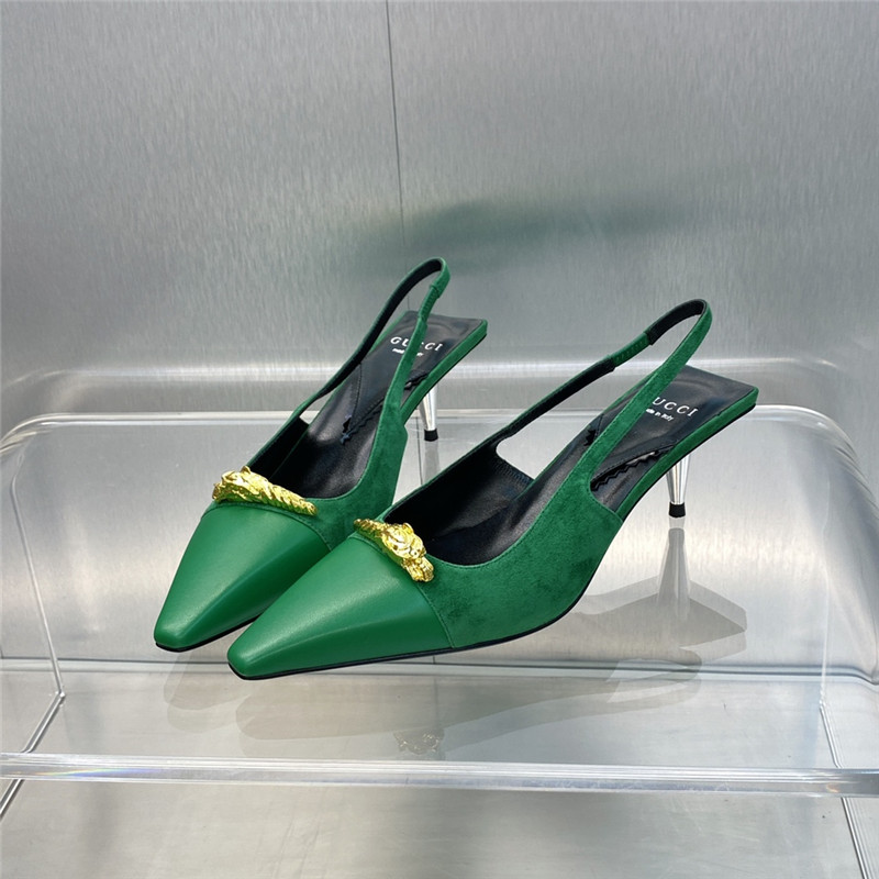 gucci mid heel candy color hardware buckle women s shoes - Sneaker Replica Workshop