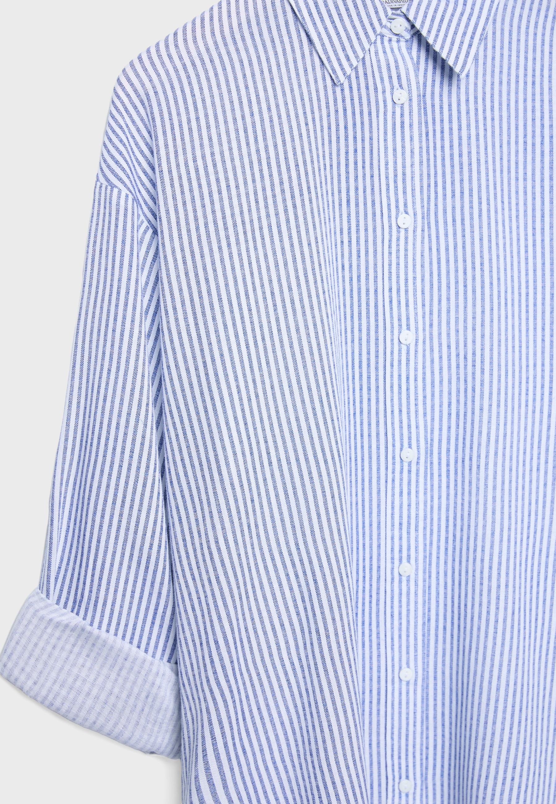 LINEN-EFFECT SHIRT