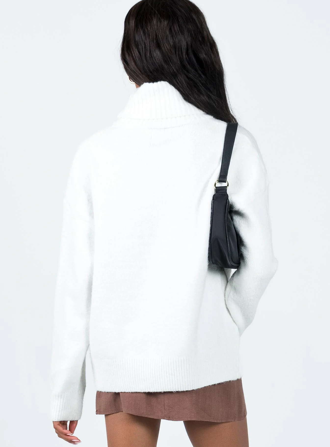 Oswin Turtleneck Sweater White