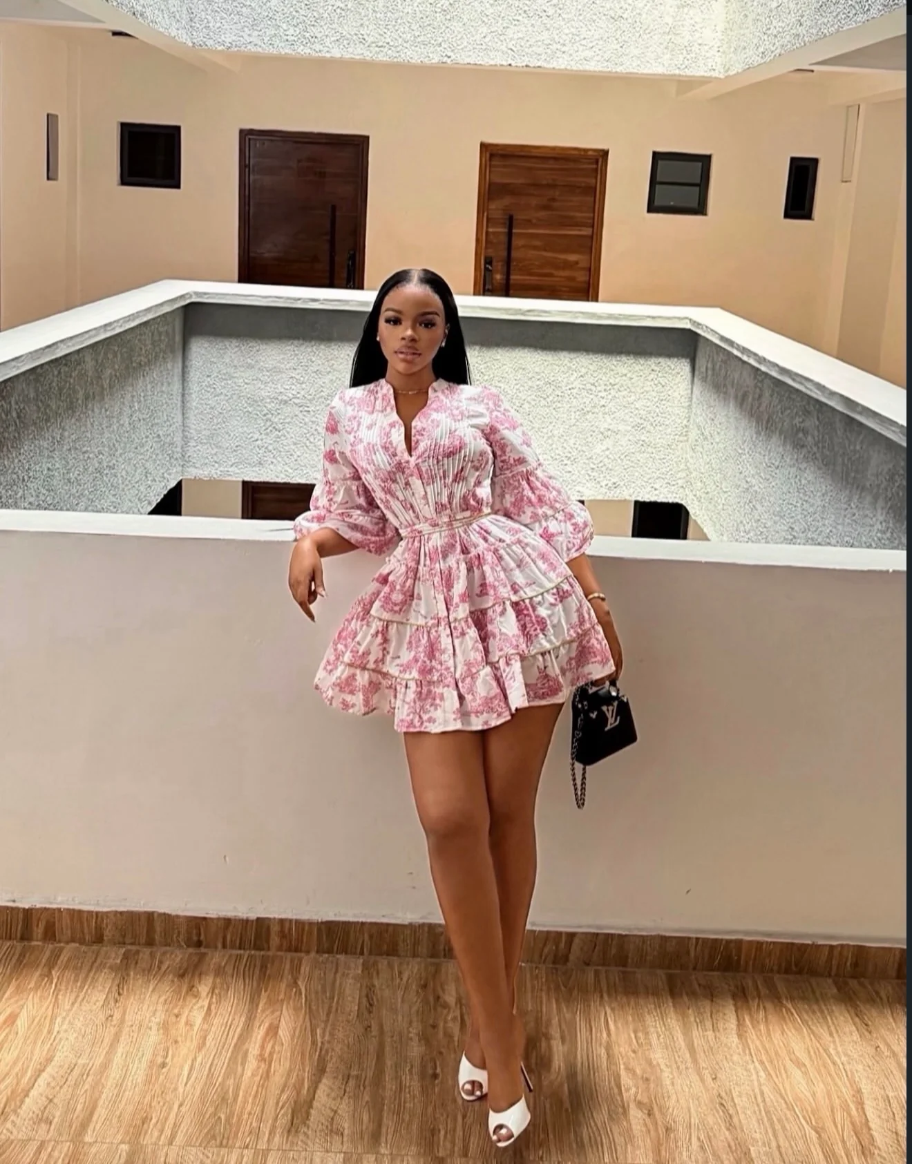 Floral mini dress - XYPARS