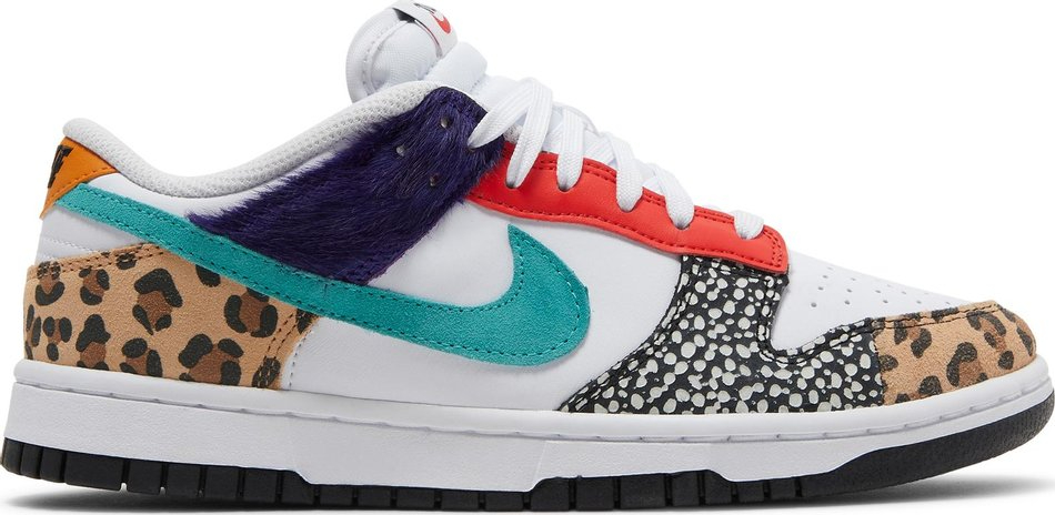 Wmns Dunk Low SE  Safari Mix  DN3866-100 - Sneaker Replica Workshop