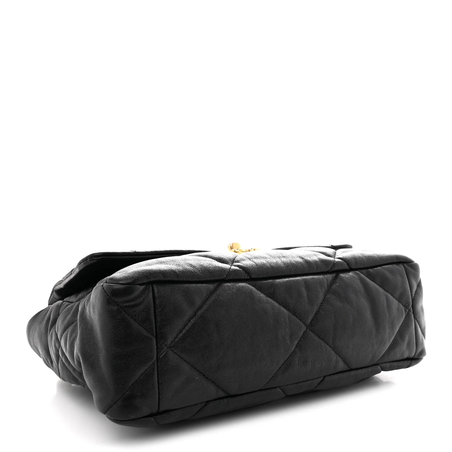 Goatskin Quilted Large Chanel 19 Flap Black - Top Club