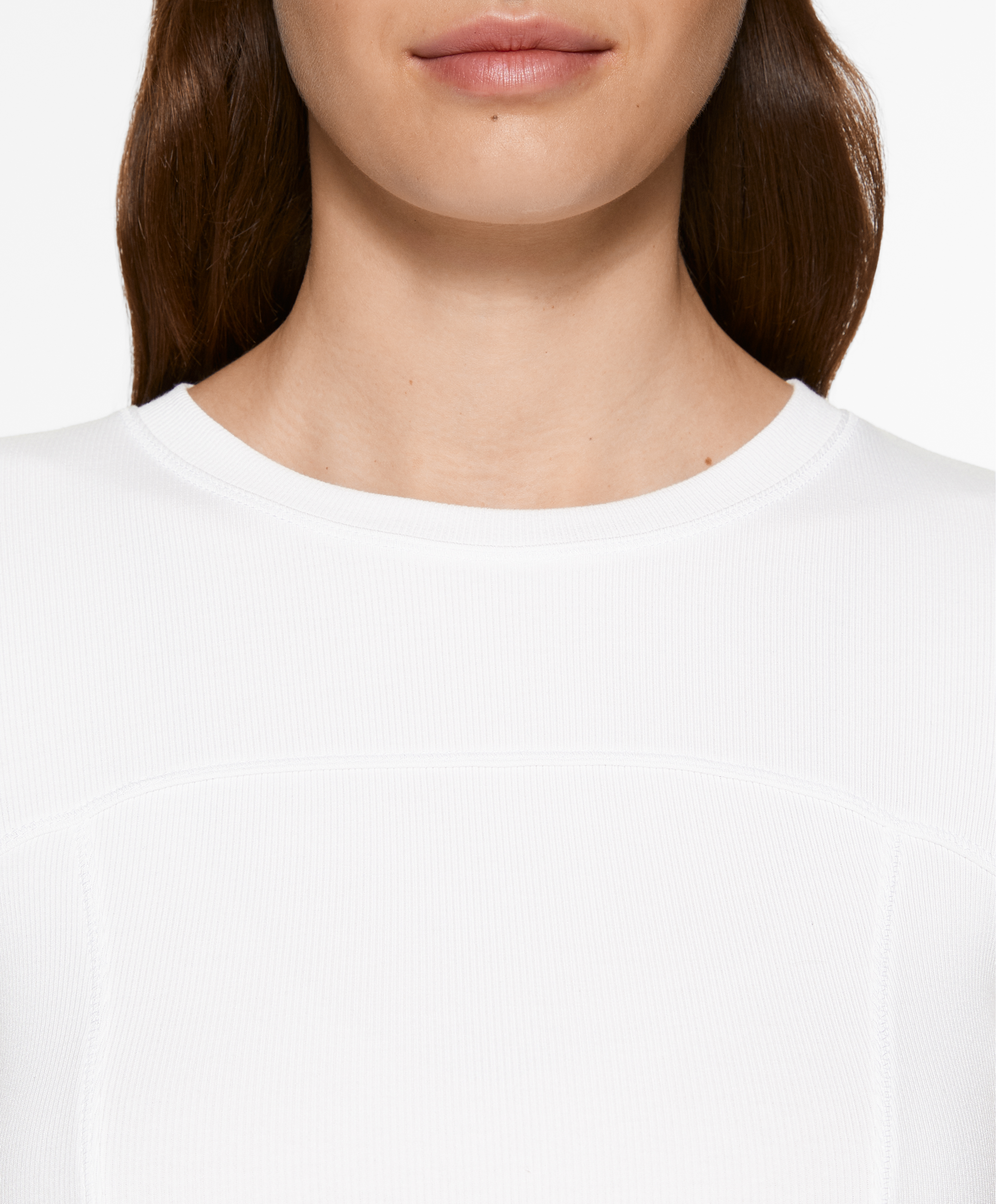 OYSHO Ribbed short sleeve T-shirt