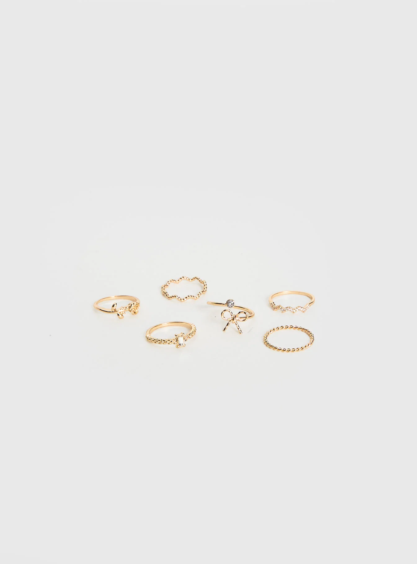 Symmetry Ring Pack Gold