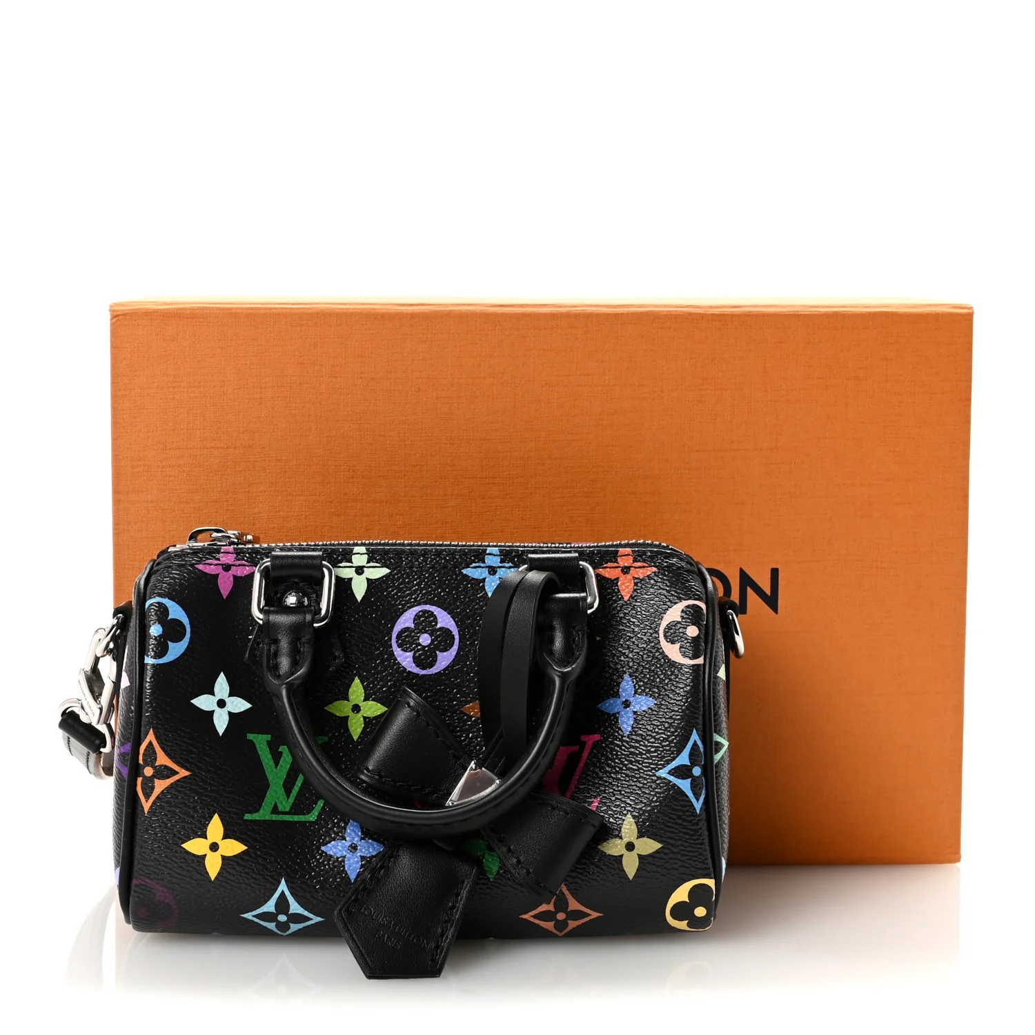 LV X TM Monogram Multicolor Nano Speedy Black - Top Club
