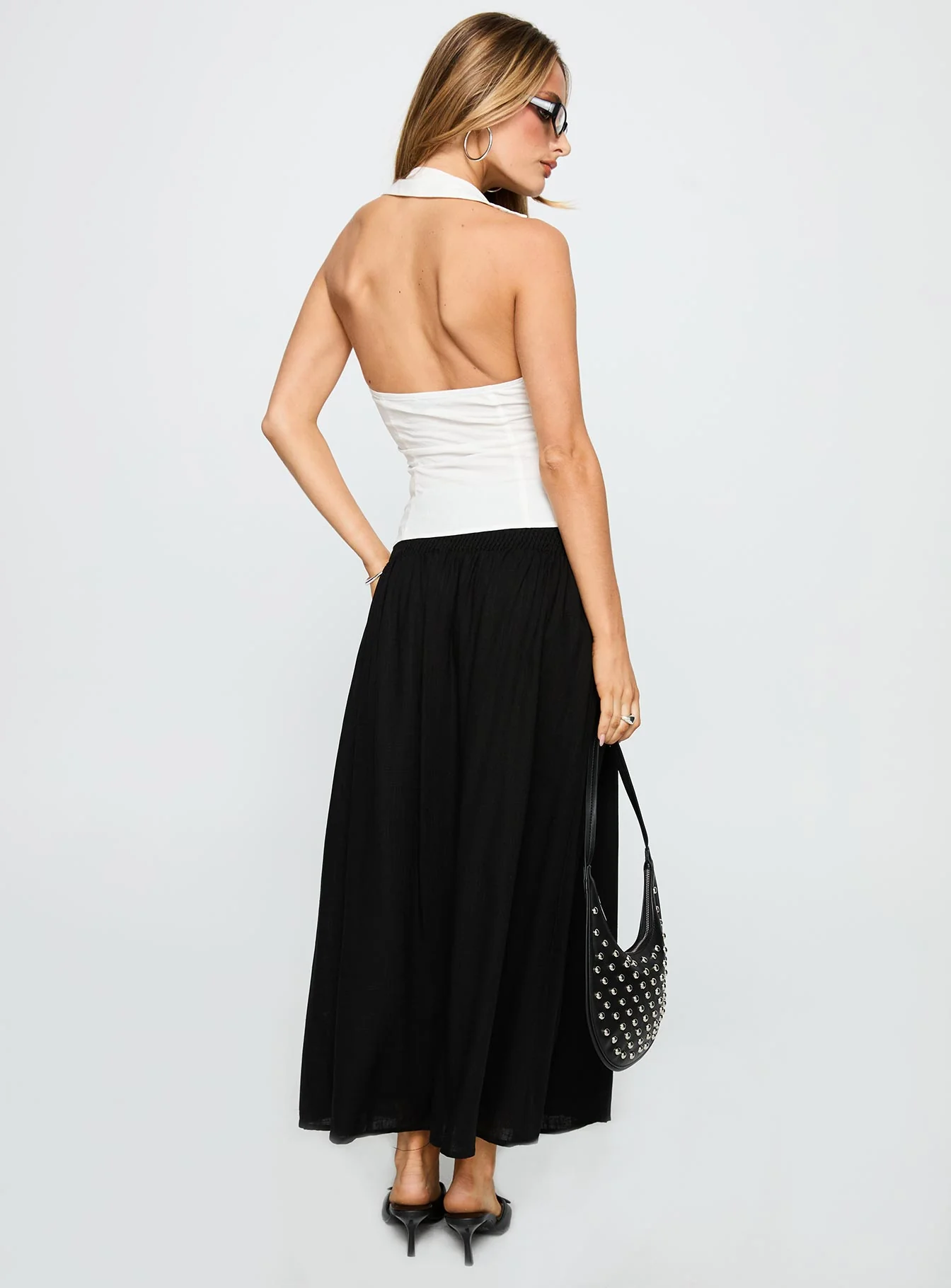 Human Nurture Maxi Skirt Black