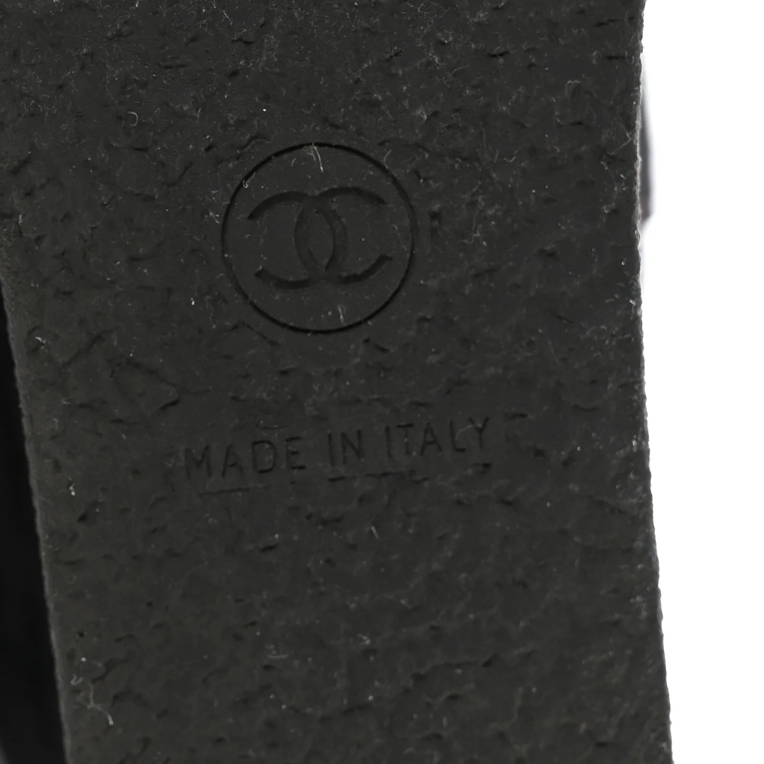 Suede Calfskin Chain Around High Boots 41 Black - Top Club