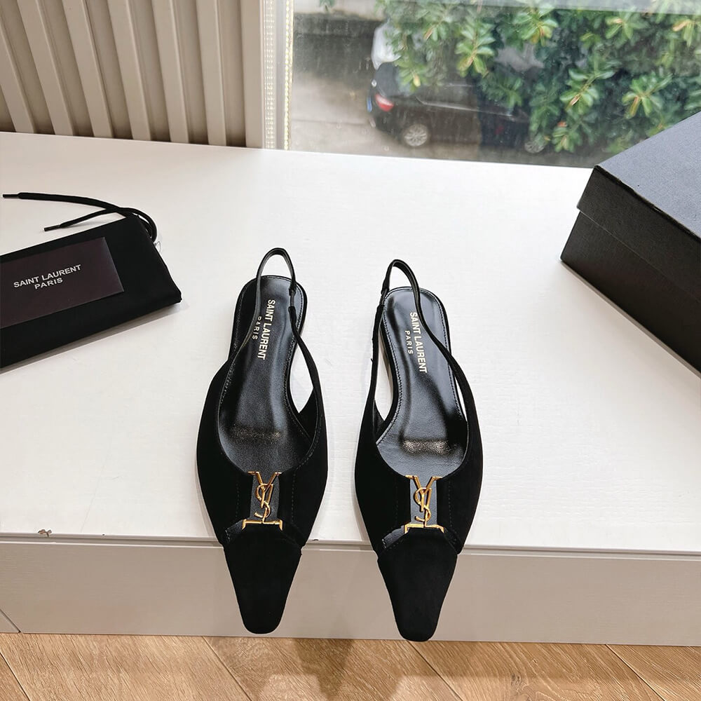 YSL Pointed Toe Slingback - Top Club