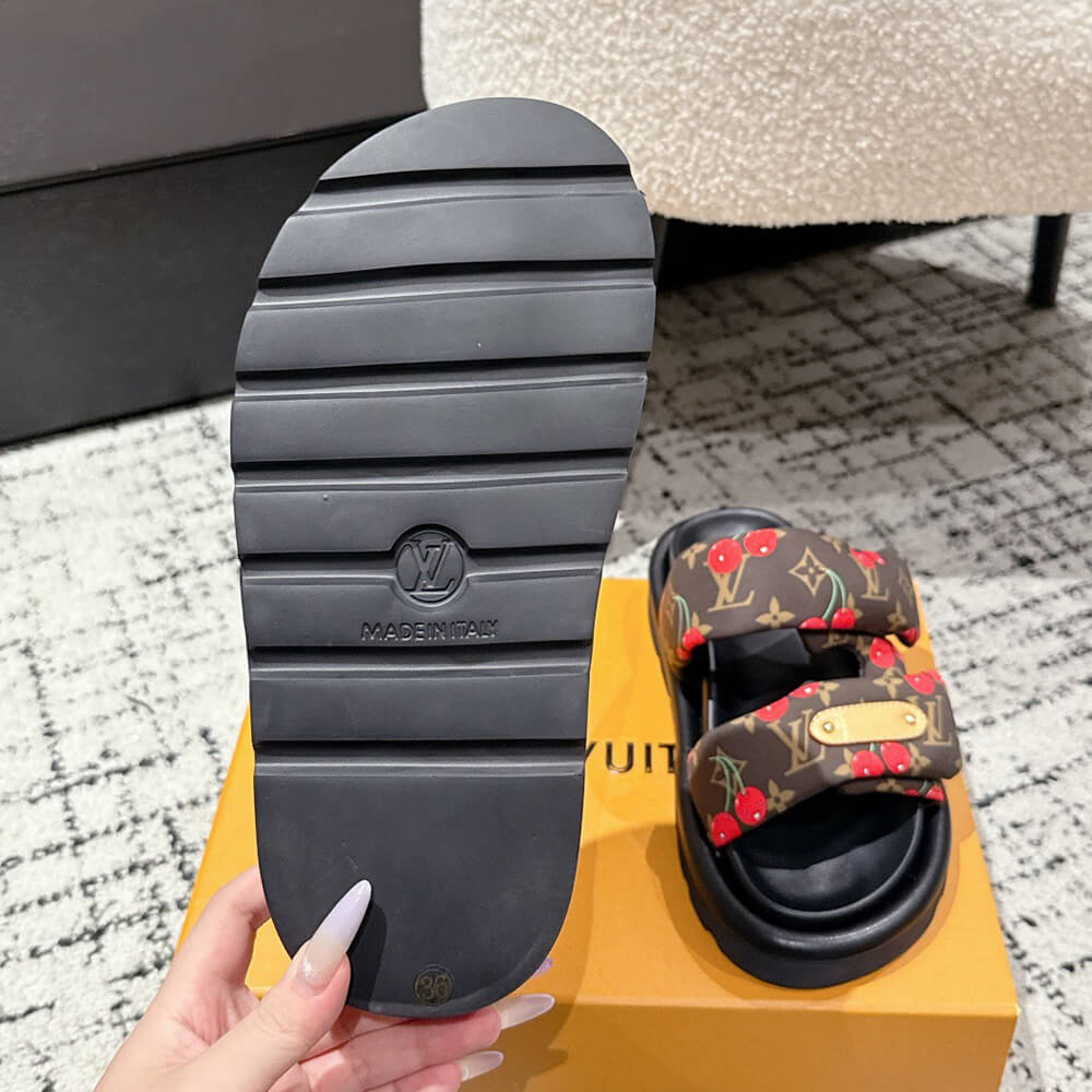 LV x TM Pool Pillow Flat Comfort Mule - Top Club