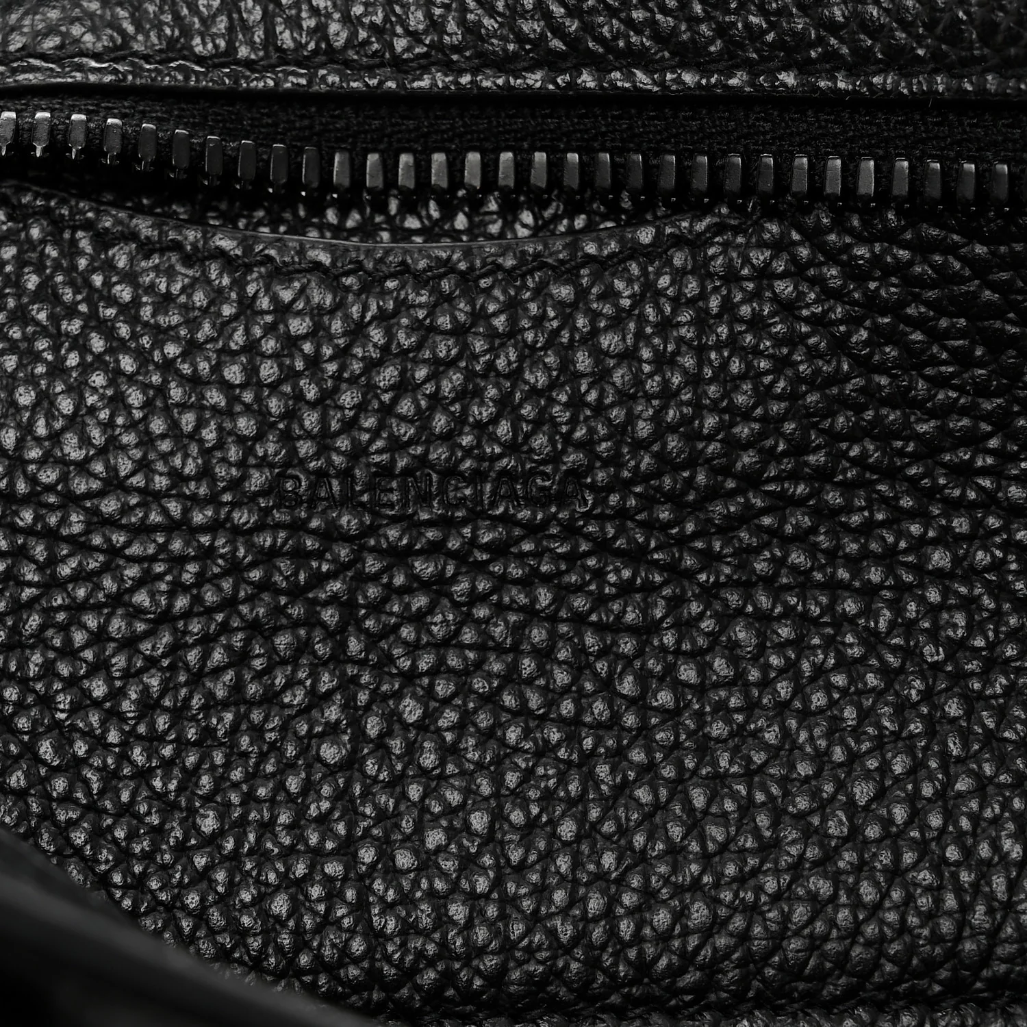 Grained Calfskin Neo Classic Black Hardware Nano City Crossbody Black - Top Club