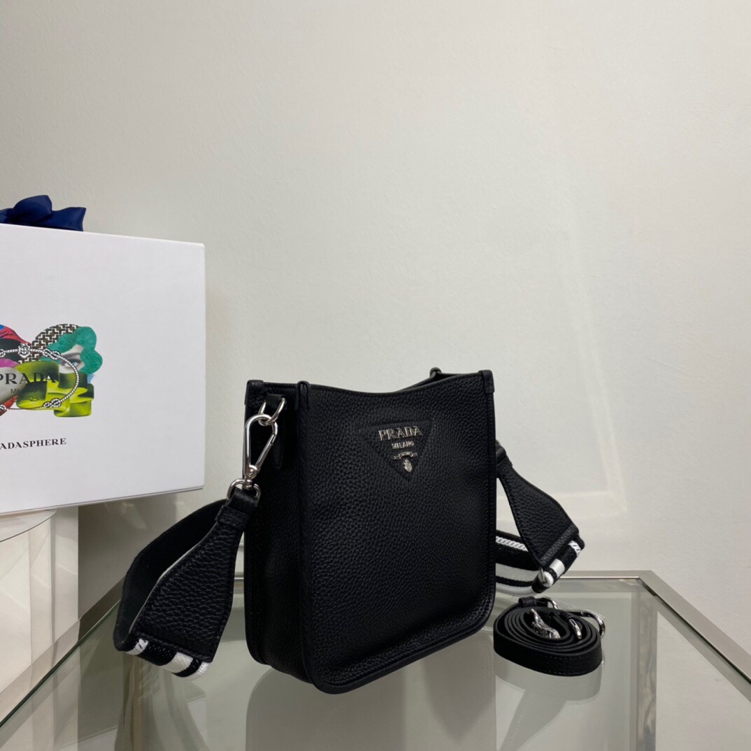 Pra Mini Shoulder Bag Black For Women, Women's Bags 7.9in/20cm - Top Club