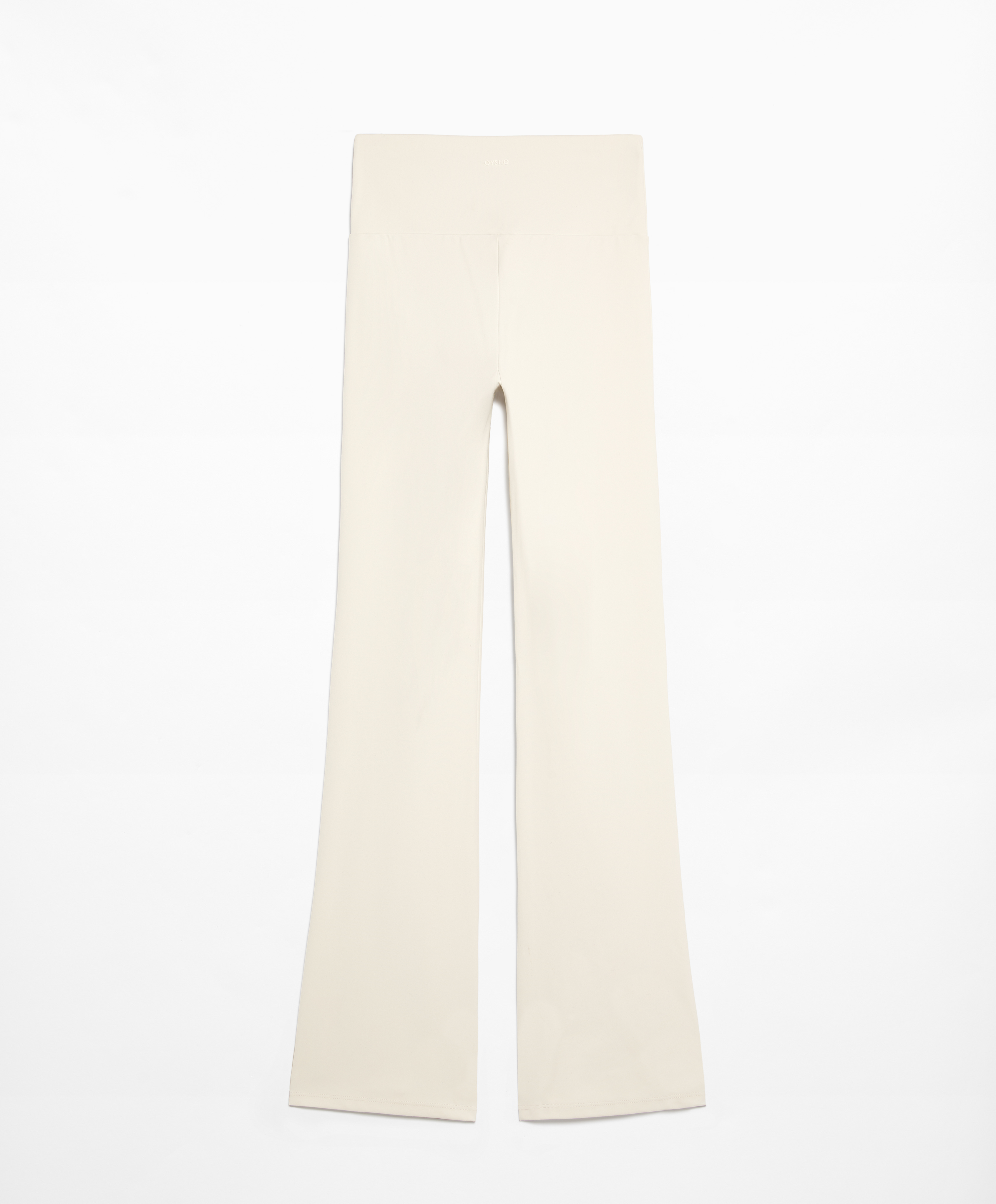 OYSHO Comfortlux slit flare trousers