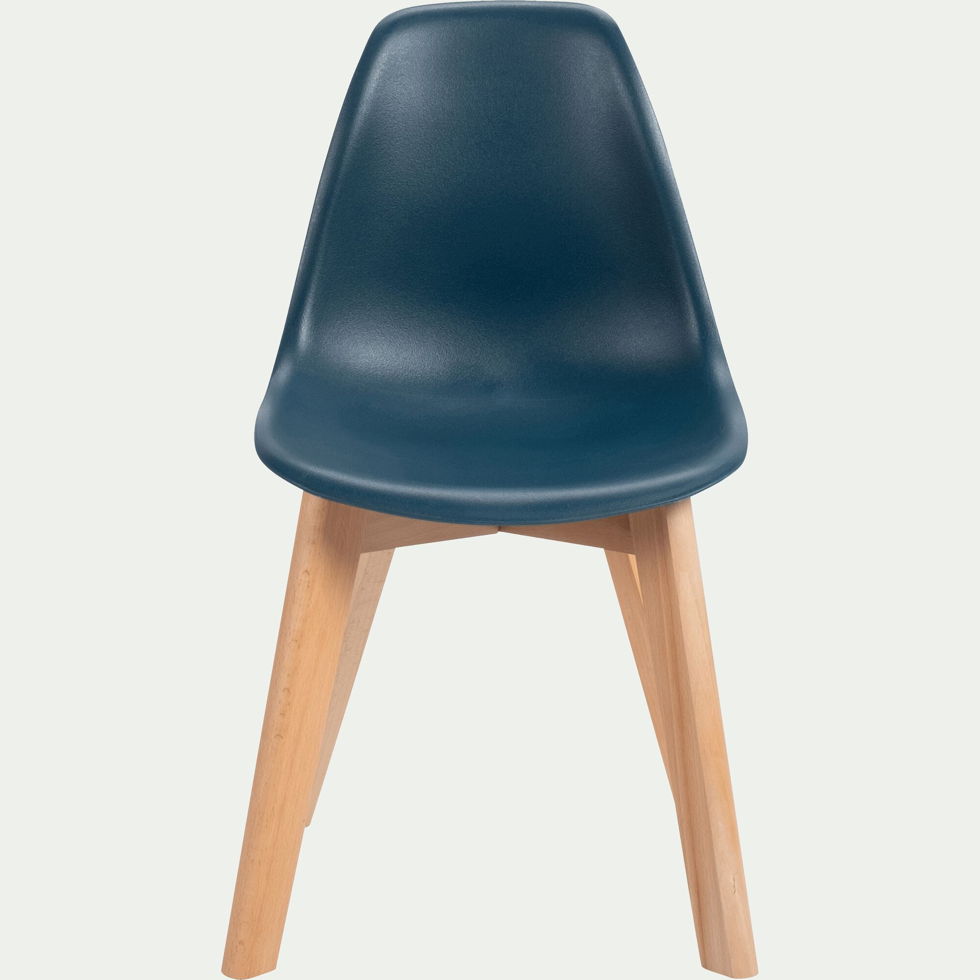 NORA - Chaise enfant en plastique - bleu figuerolles