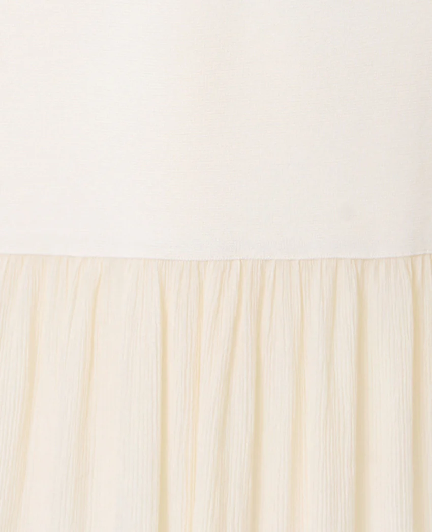 Pimkie Robe longue en maille avec volant tissu léger