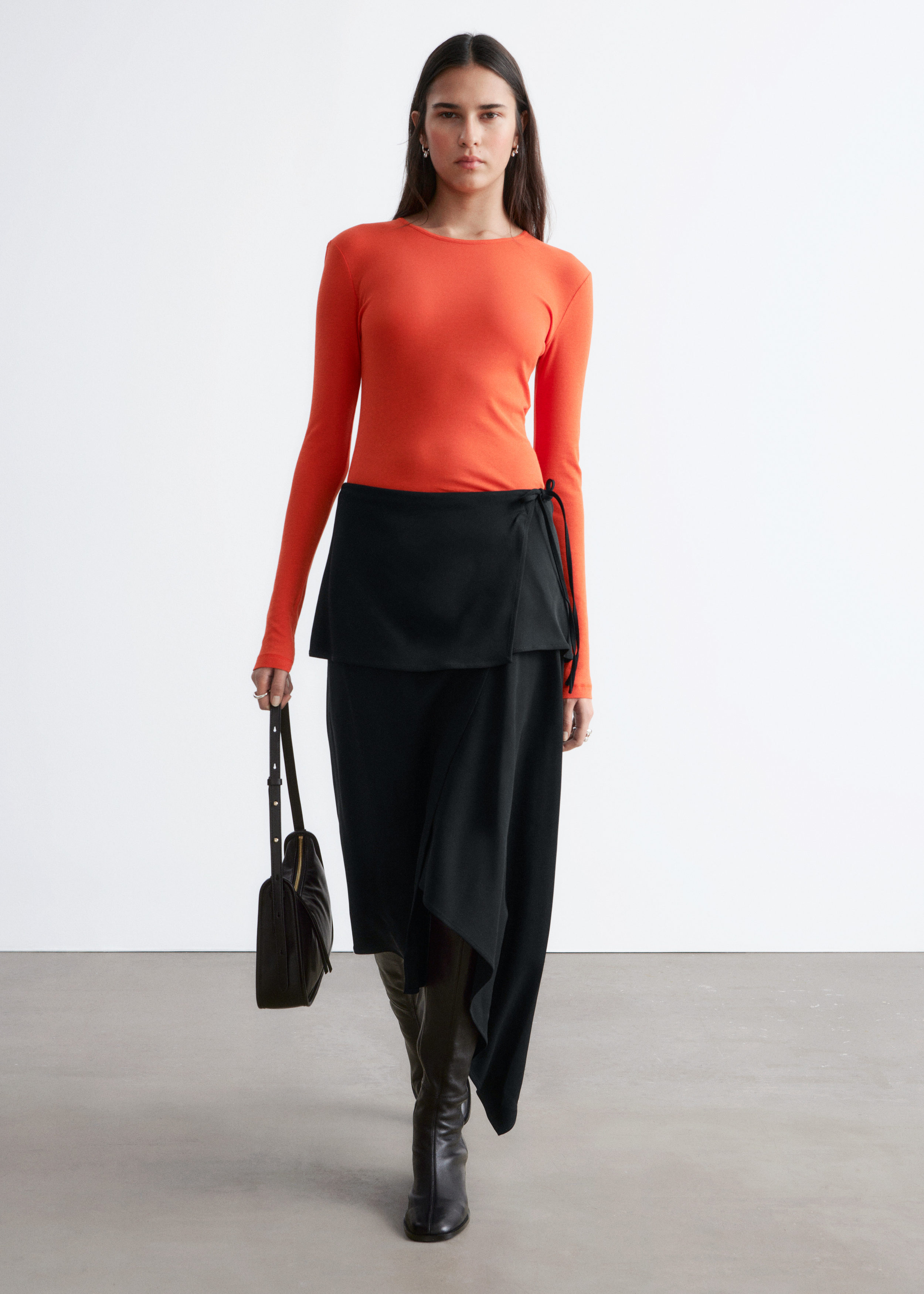 & Other Stories LONG-SLEEVE COTTON TOP