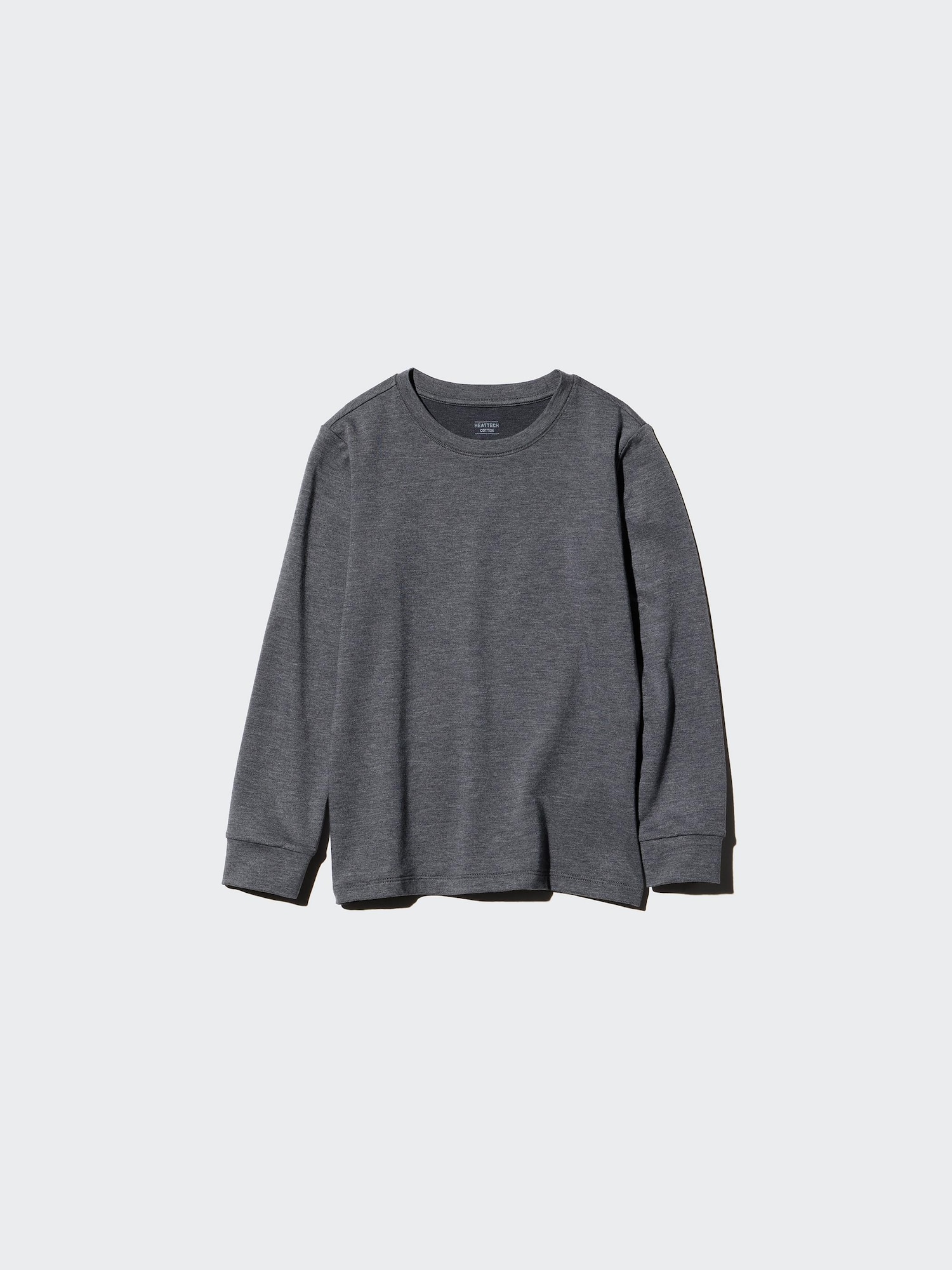 KIDS HEATTECH Cotton EXTRA WARM Crew Neck Long Sleeve T-Shirt